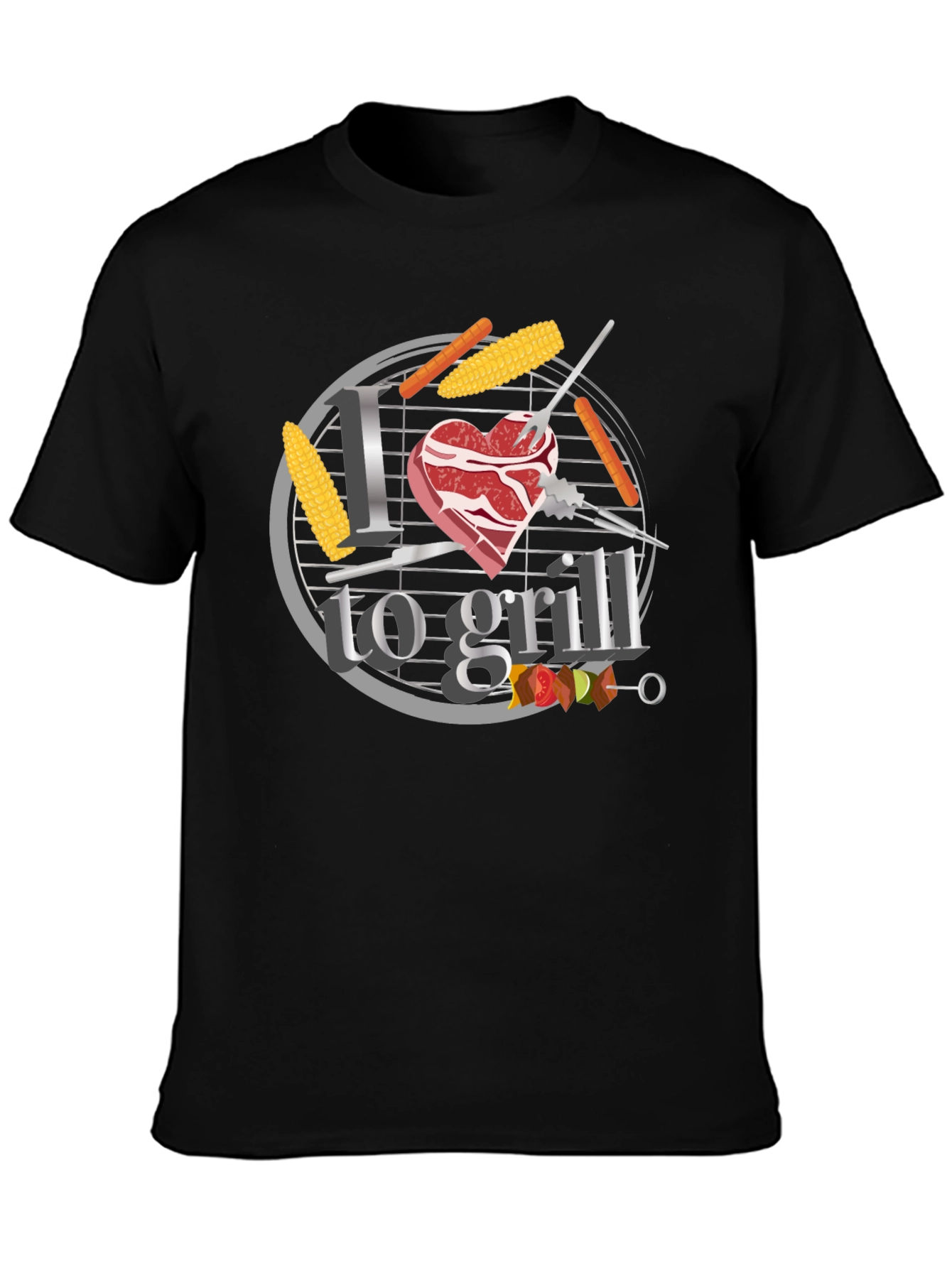 I Heart to Grill BBQ T-Shirt