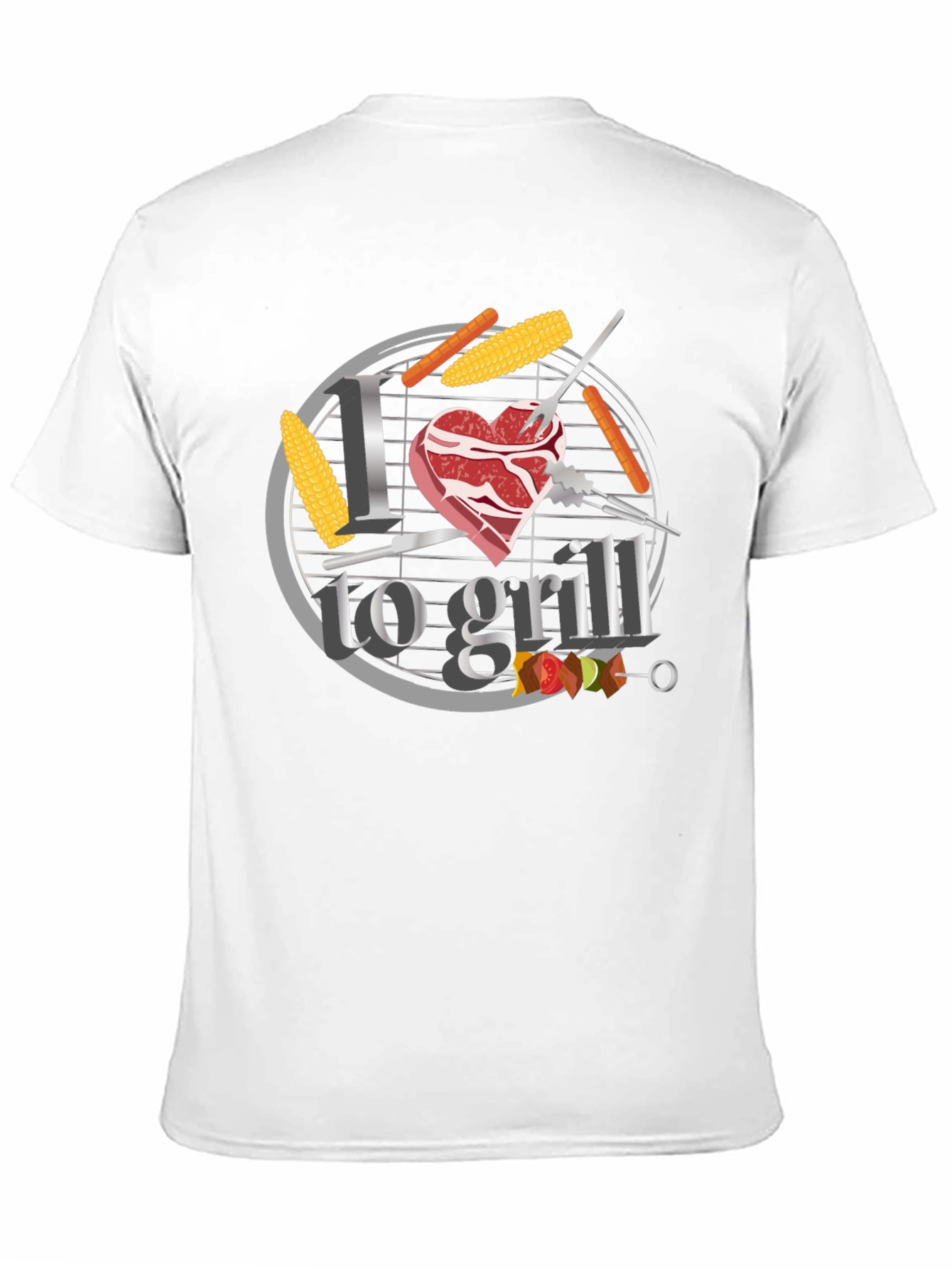 I Heart to Grill BBQ T-Shirt