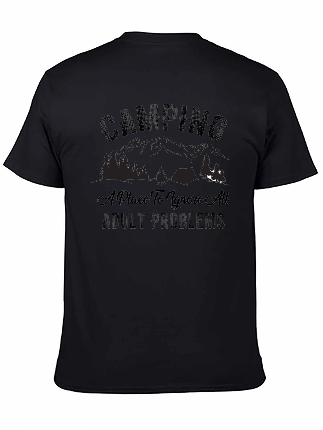 Camping: Ignore Adult Problems T-Shirt