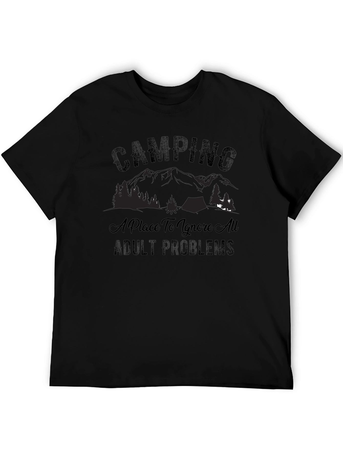 Camping: Ignore Adult Problems T-Shirt