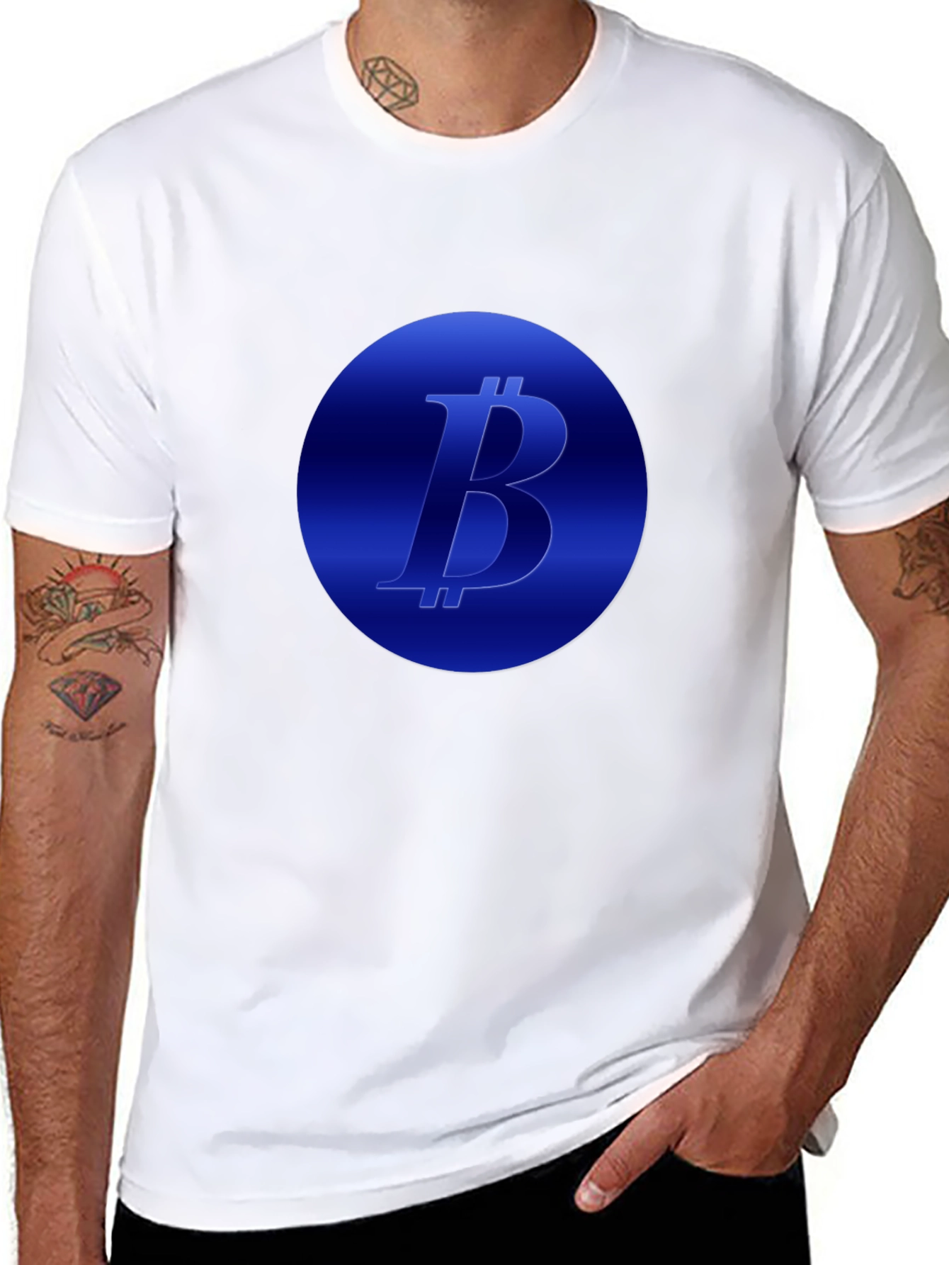 Bitcoin Logo T-Shirt - Crypto Fashion