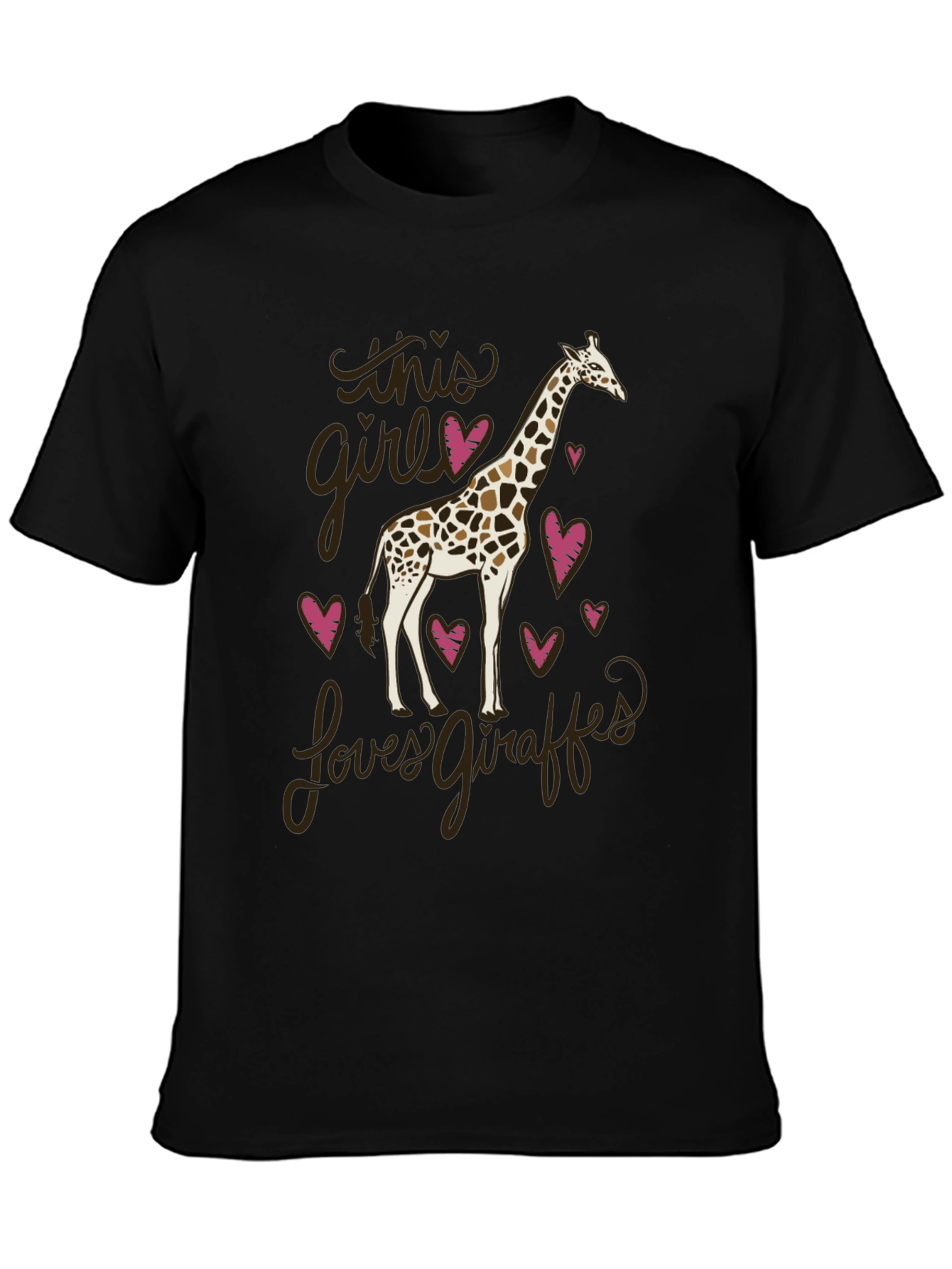 Giraffe Lover Graphic Tee - Soft Cotton Unisex T-Shirt