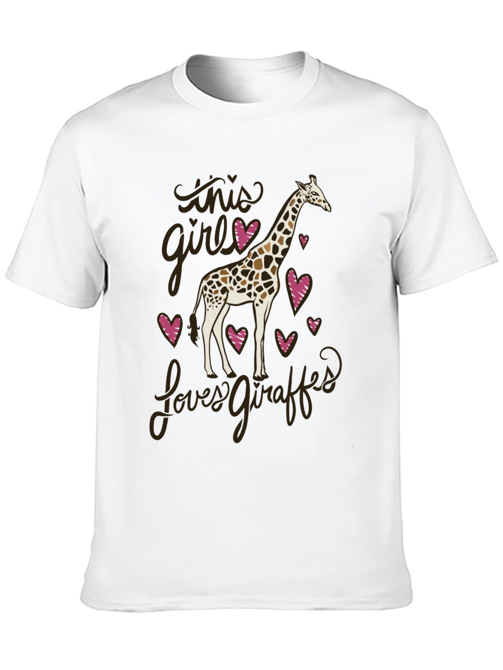 Giraffe Lover Graphic Tee - Soft Cotton Unisex T-Shirt