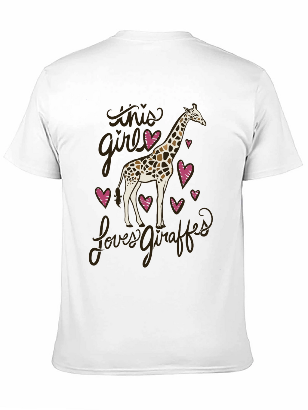 Giraffe Lover Graphic Tee - Soft Cotton Unisex T-Shirt
