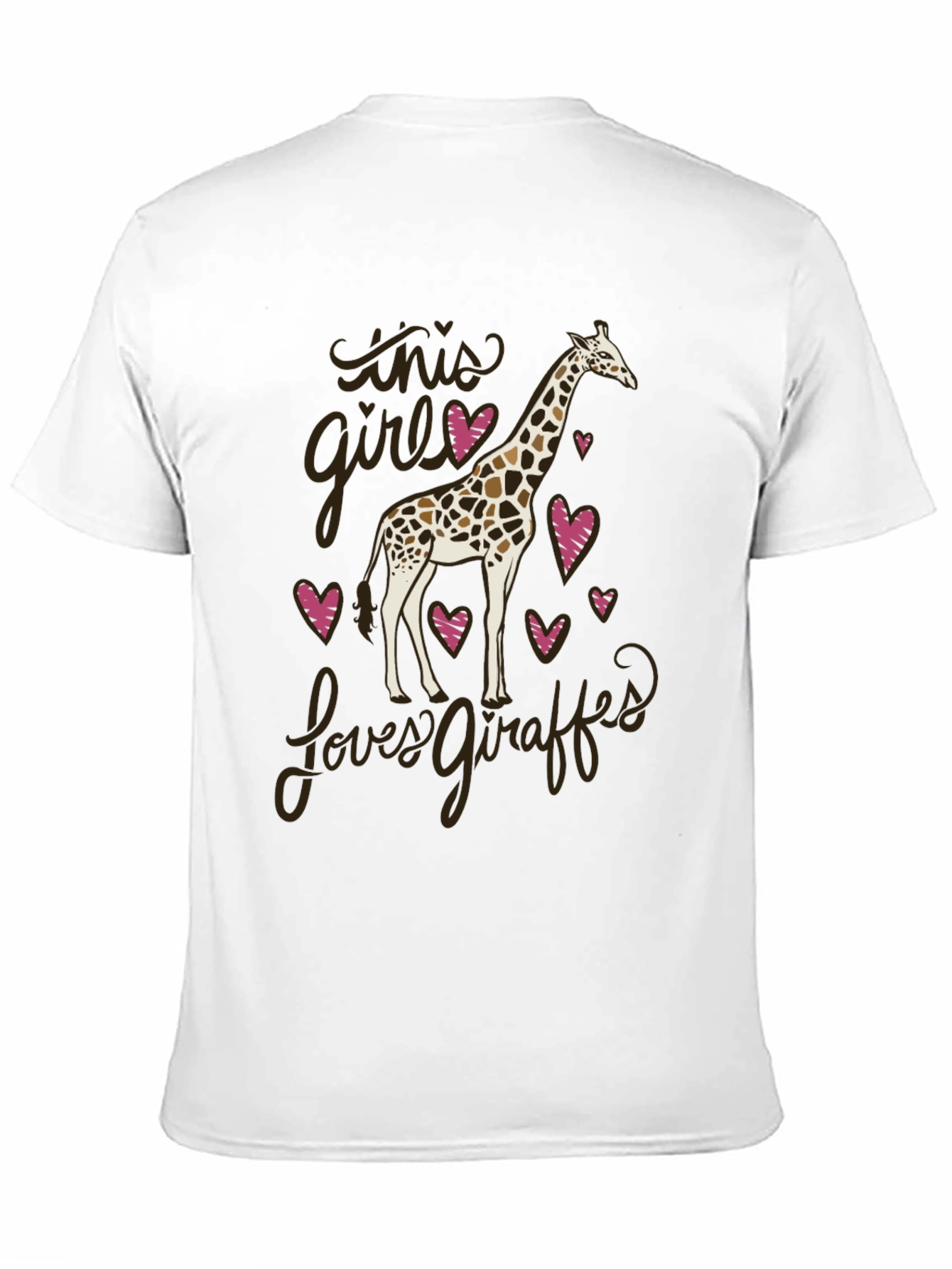 Giraffe Lover Graphic Tee - Soft Cotton Unisex T-Shirt