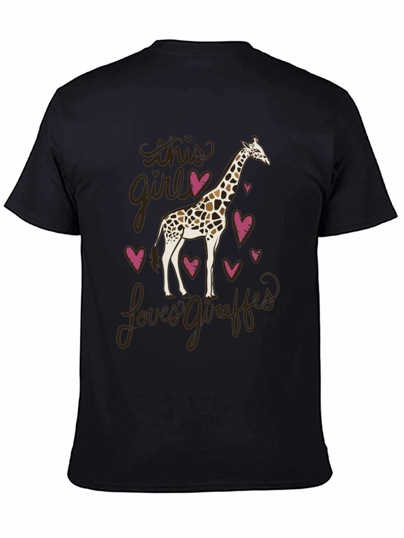 Giraffe Lover Graphic Tee - Soft Cotton Unisex T-Shirt