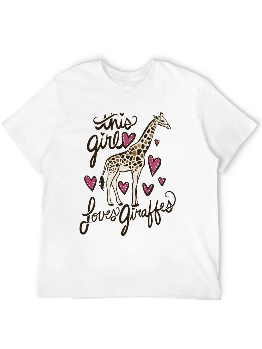 Giraffe Lover Graphic Tee - Soft Cotton Unisex T-Shirt