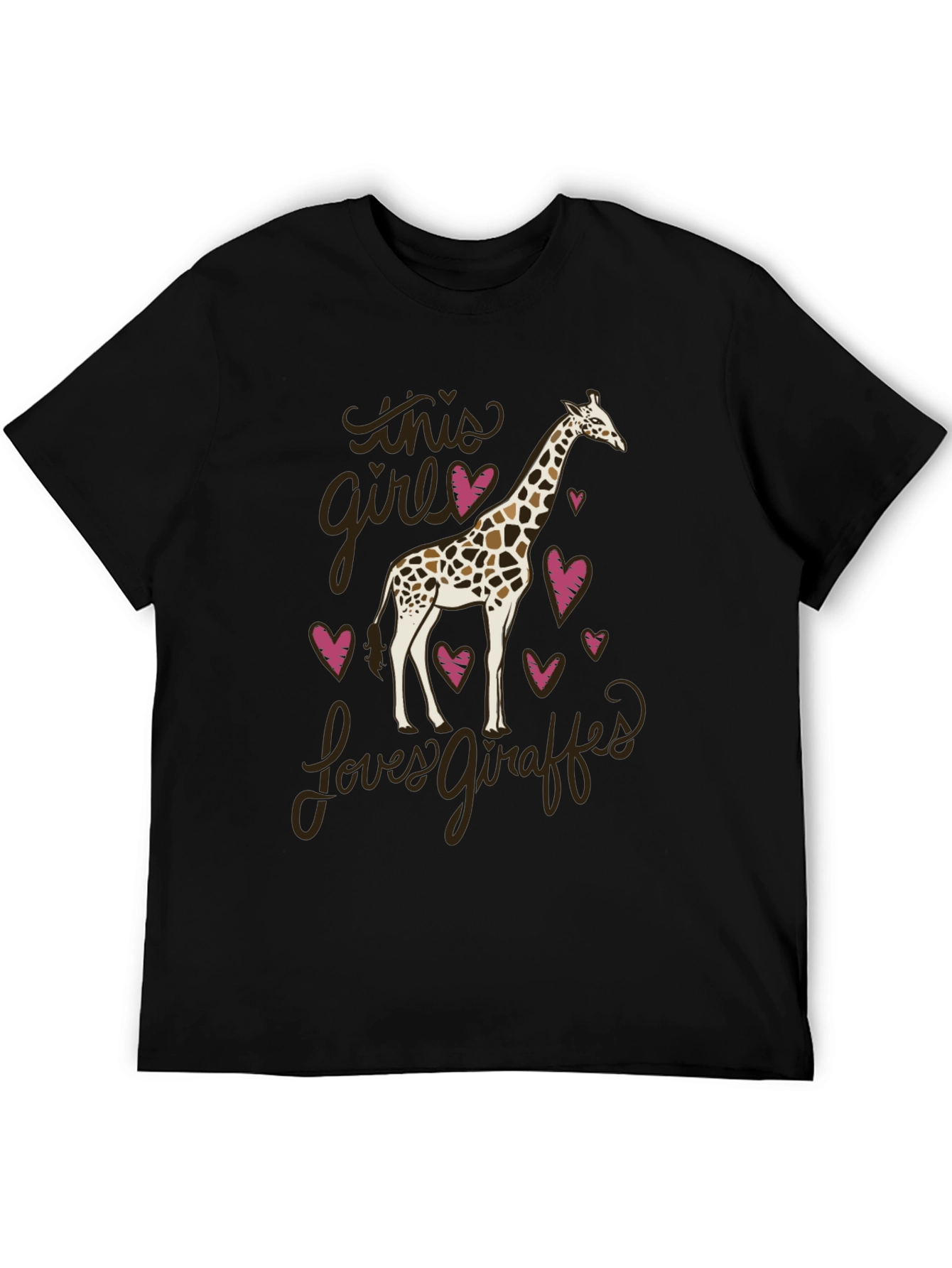 Giraffe Lover Graphic Tee - Soft Cotton Unisex T-Shirt