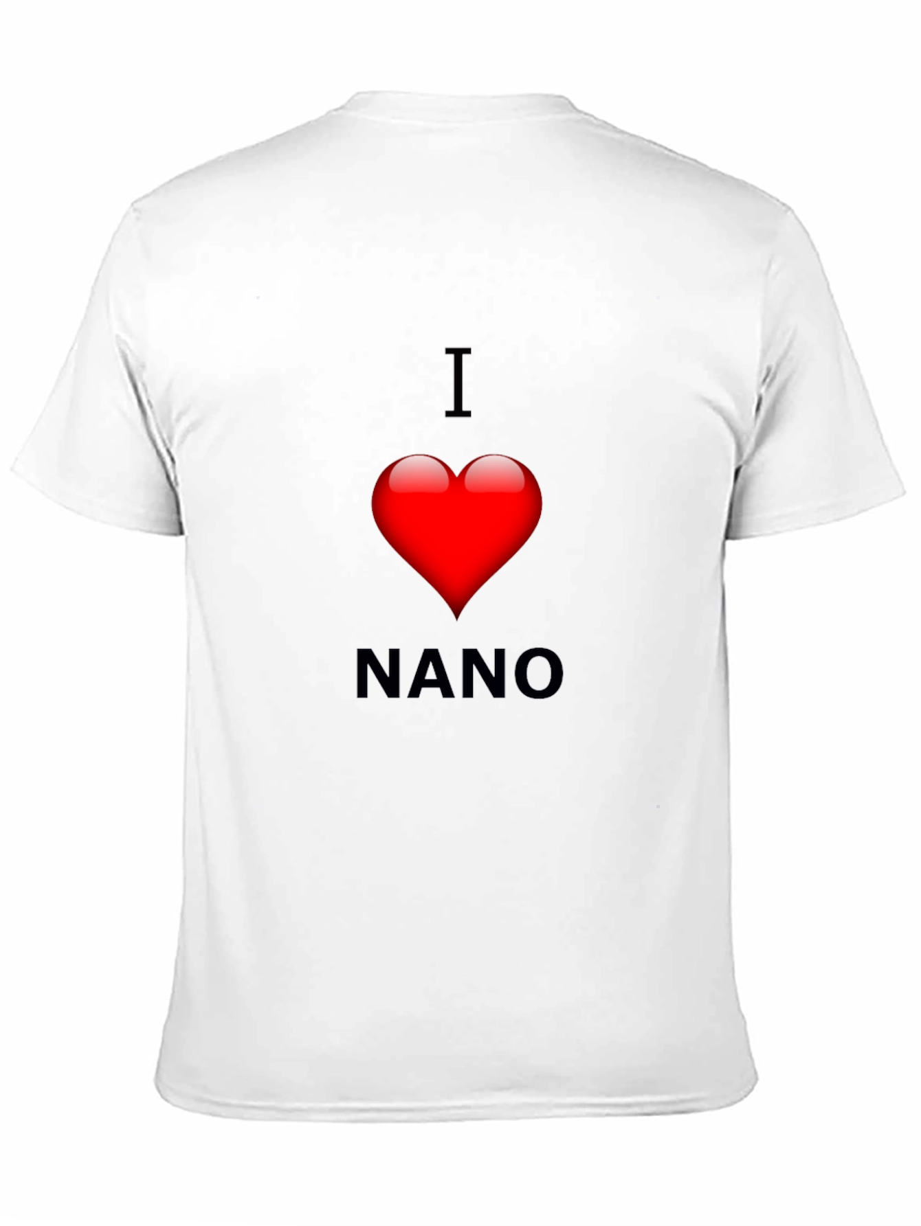 I Heart Nano Black Tee - Love Cryptocurrency T-Shirt