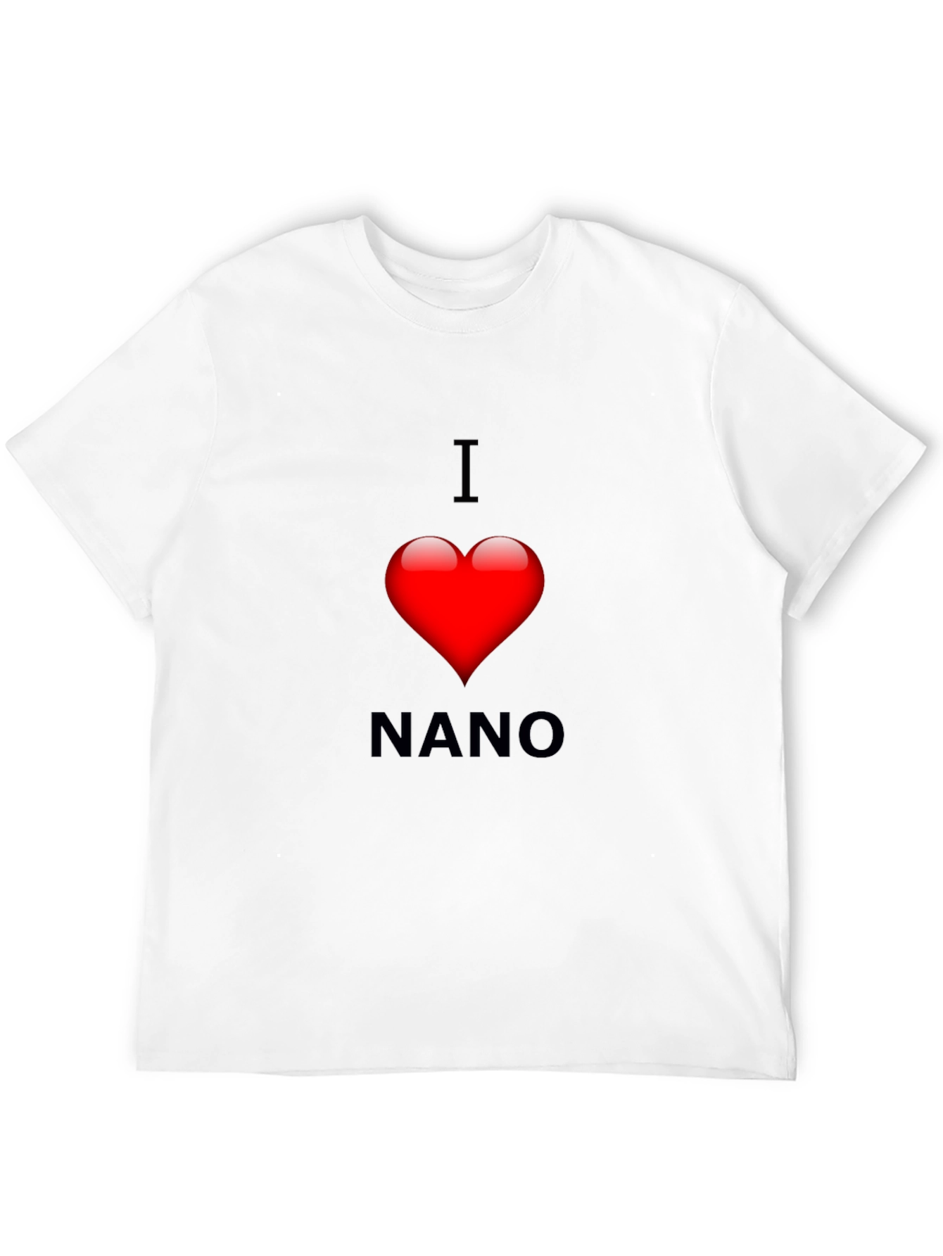 I Heart Nano Black Tee - Love Cryptocurrency T-Shirt