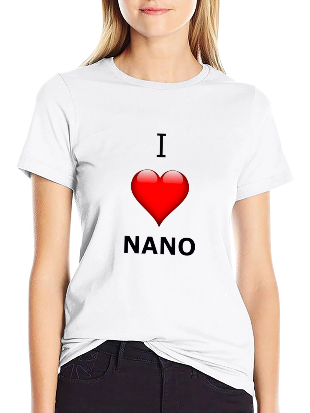 I Heart Nano Black Tee - Love Cryptocurrency T-Shirt