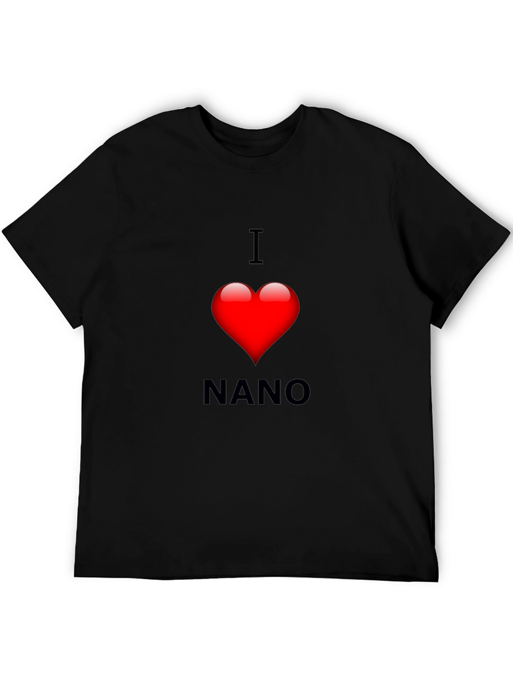 I Heart Nano Black Tee - Love Cryptocurrency T-Shirt