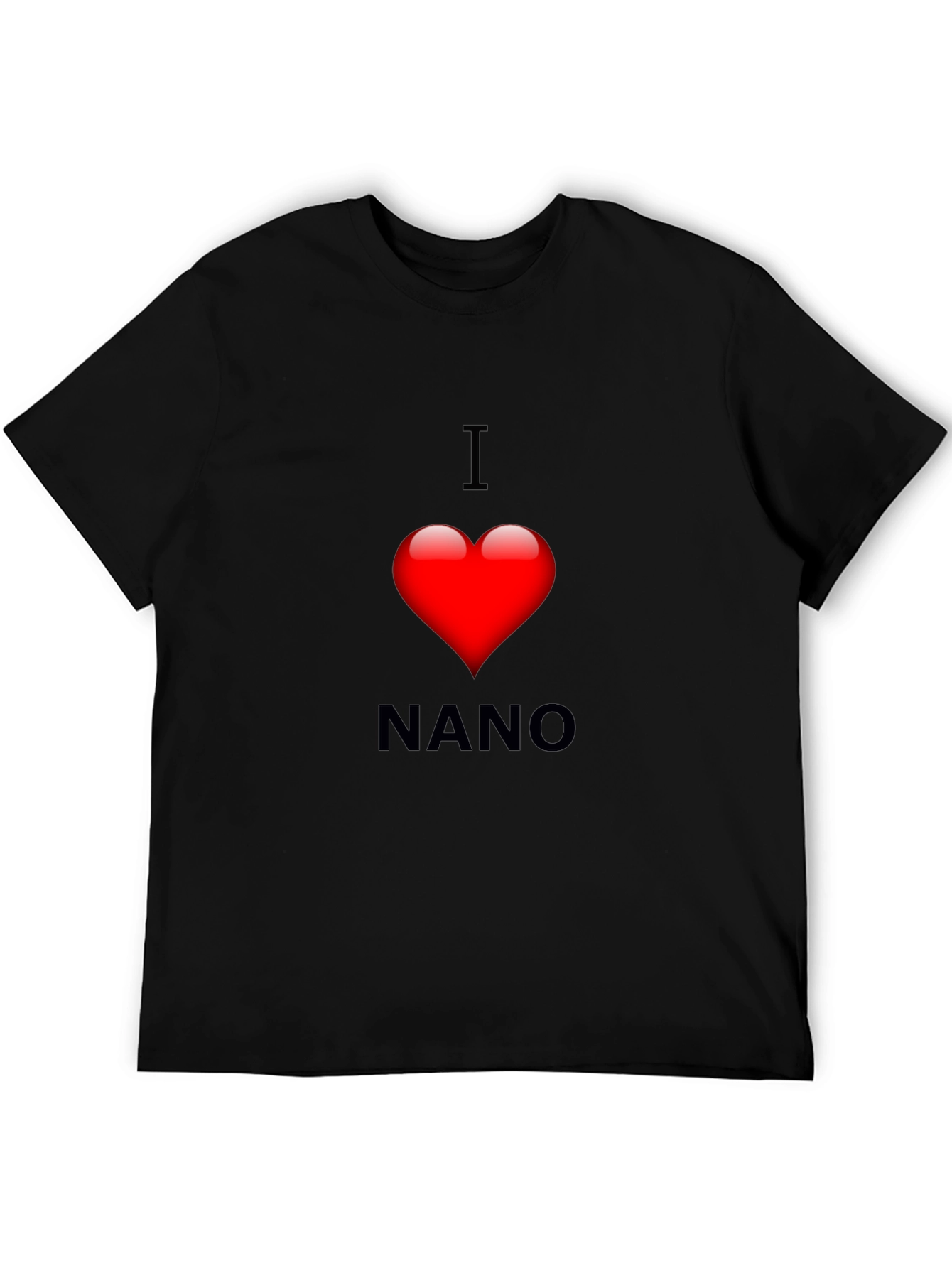 I Heart Nano Black Tee - Love Cryptocurrency T-Shirt