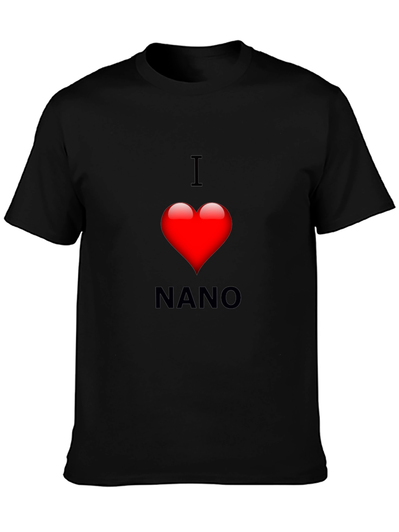 I Heart Nano Black Tee - Love Cryptocurrency T-Shirt
