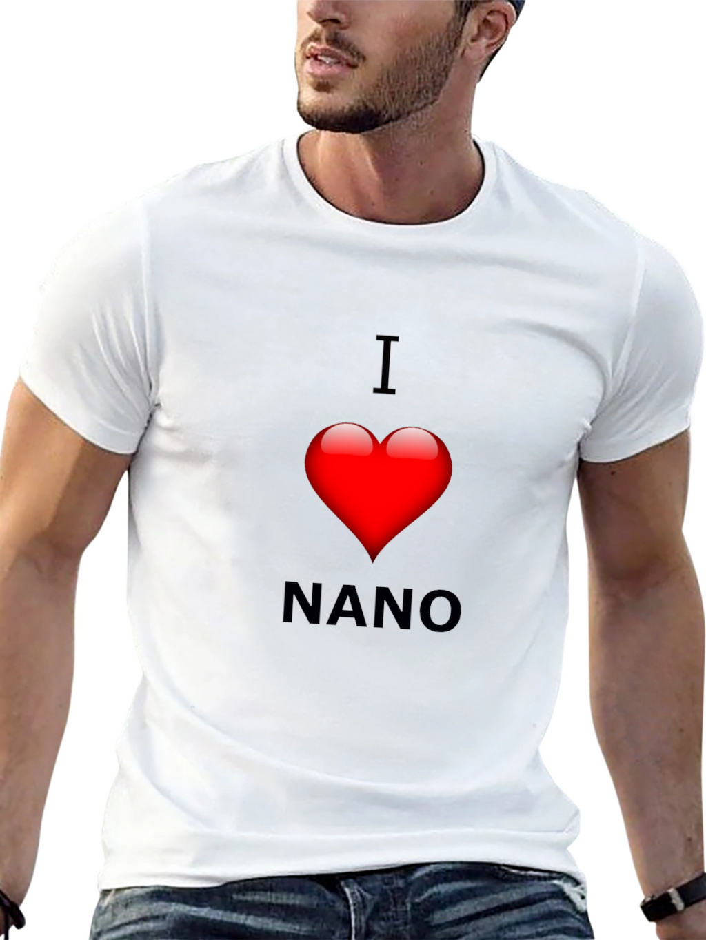 I Heart Nano Black Tee - Love Cryptocurrency T-Shirt