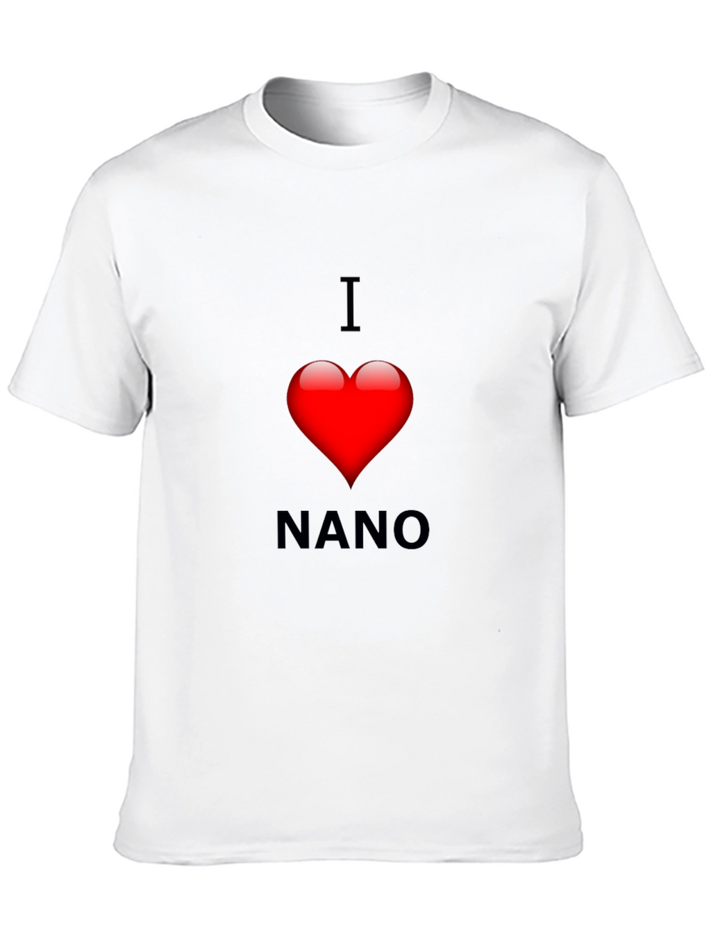 I Heart Nano Black Tee - Love Cryptocurrency T-Shirt