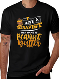 Peanut Butter Therapist Funny T-Shirt