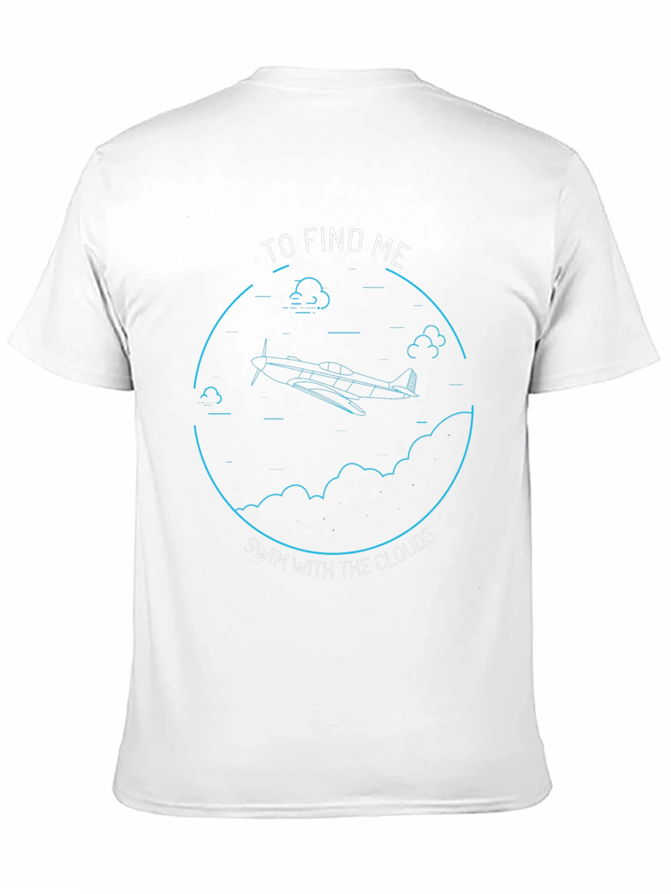 Fly High T-Shirt - Swim With The Clouds