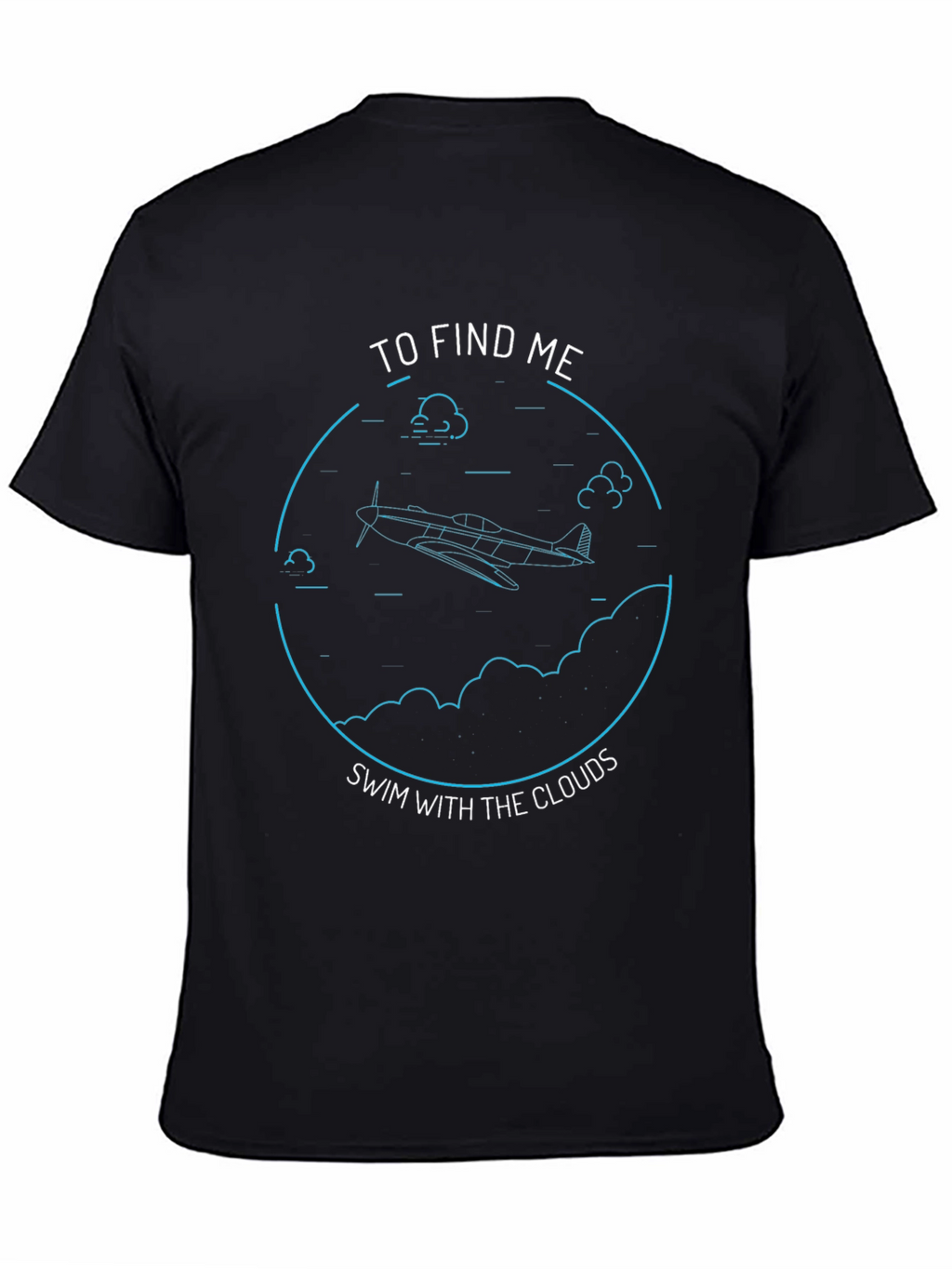 Fly High T-Shirt - Swim With The Clouds
