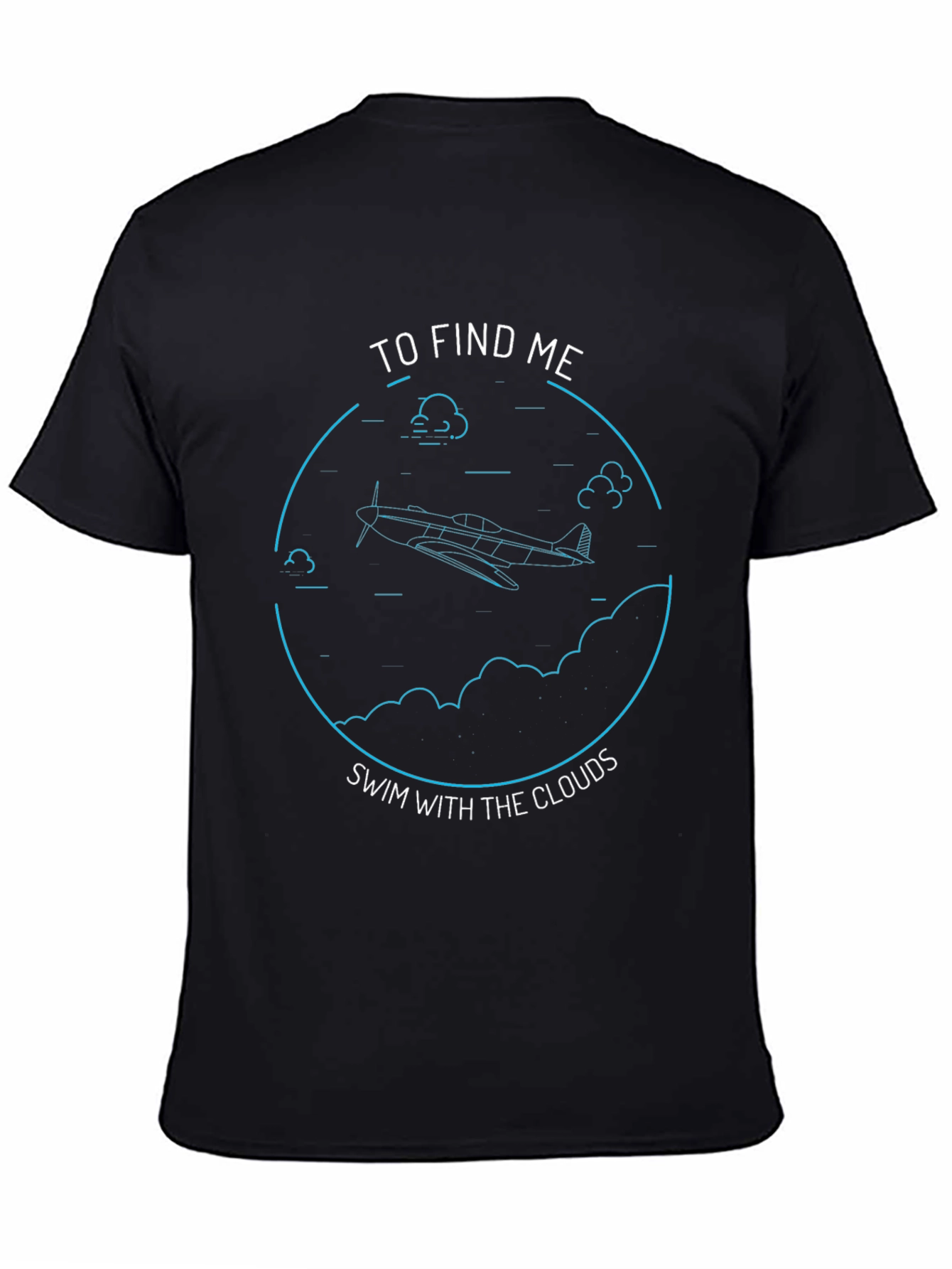 Fly High T-Shirt - Swim With The Clouds