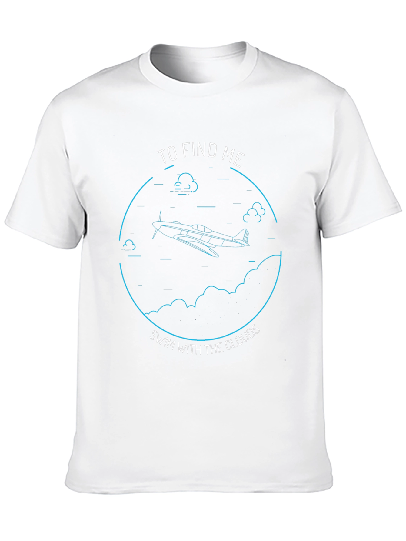 Fly High T-Shirt - Swim With The Clouds