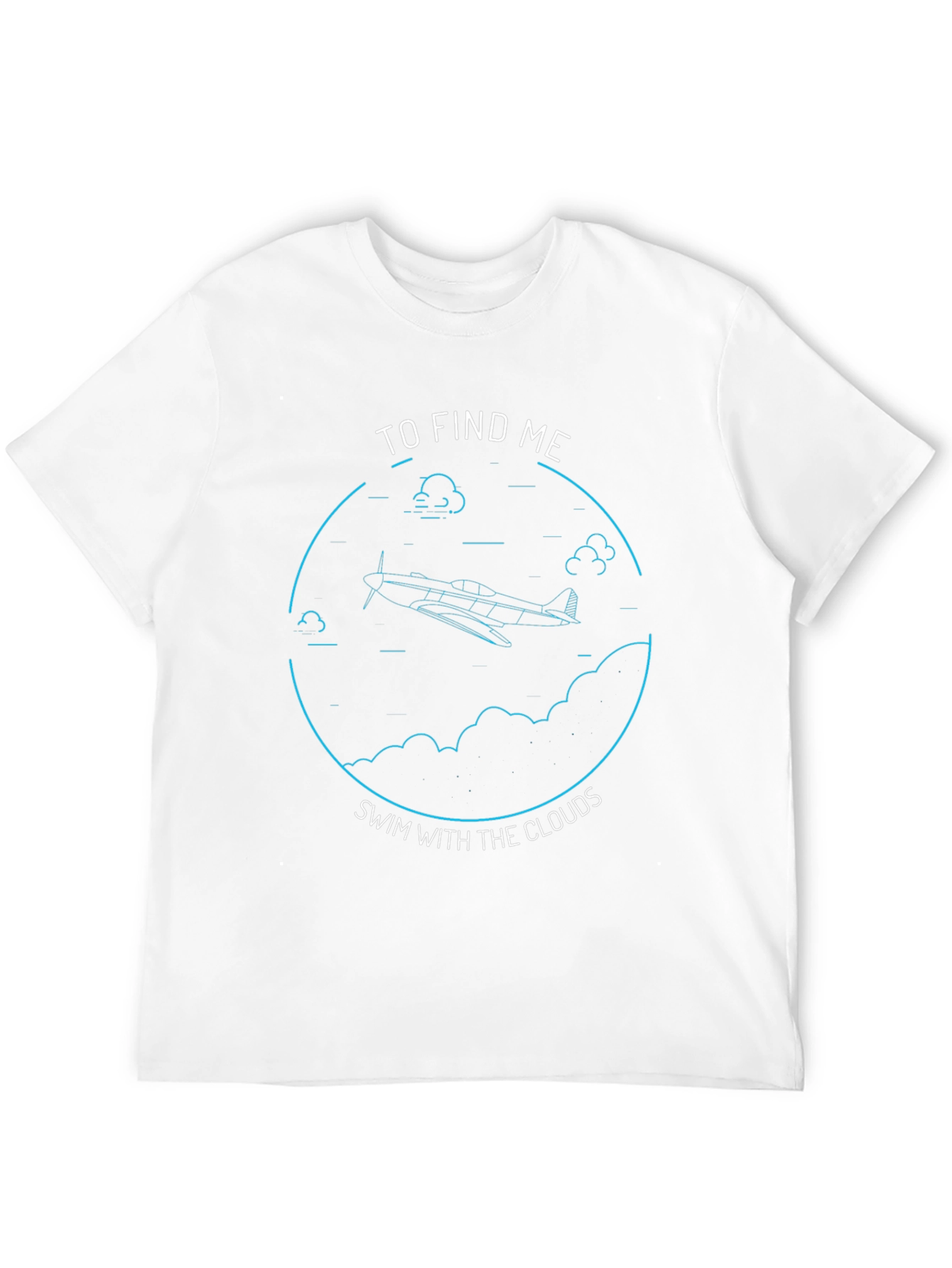 Fly High T-Shirt - Swim With The Clouds