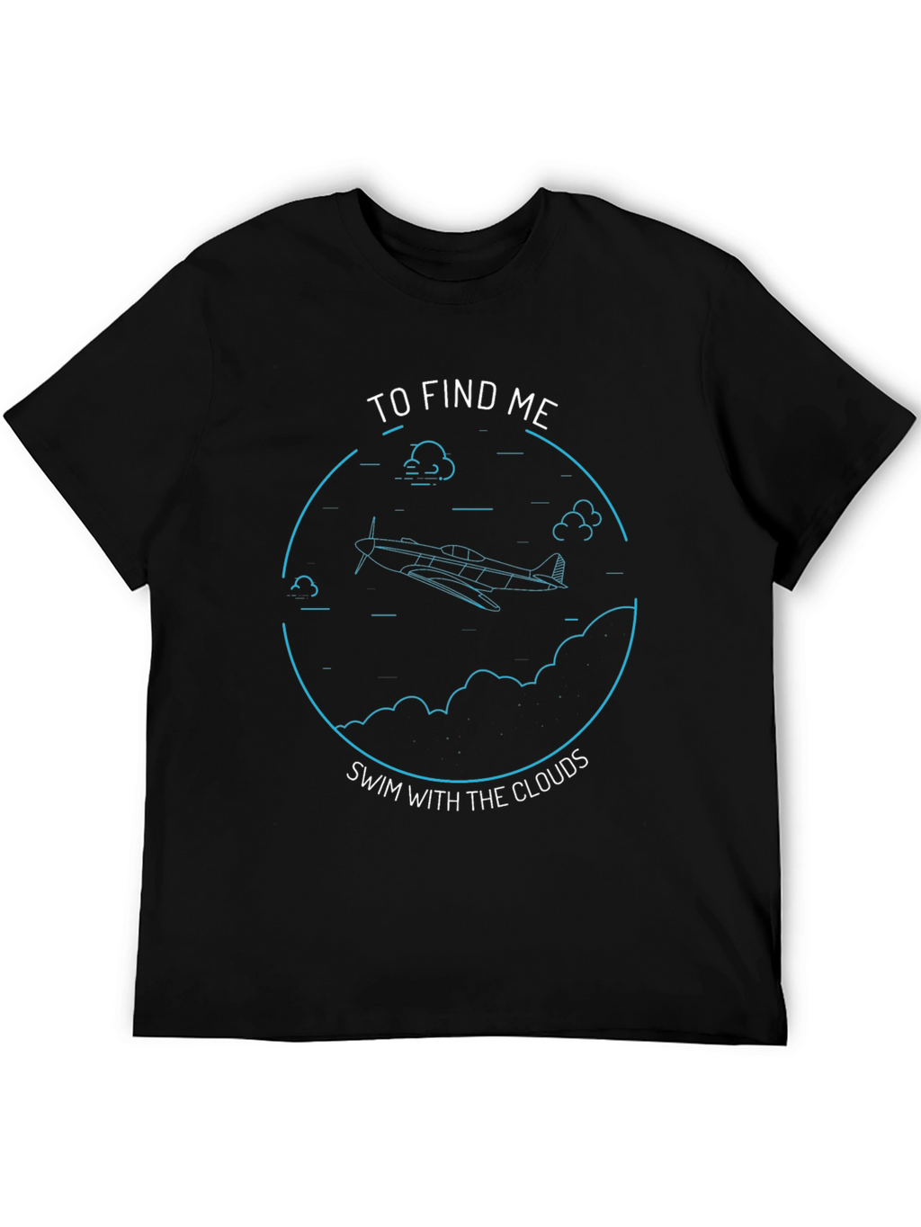 Fly High T-Shirt - Swim With The Clouds