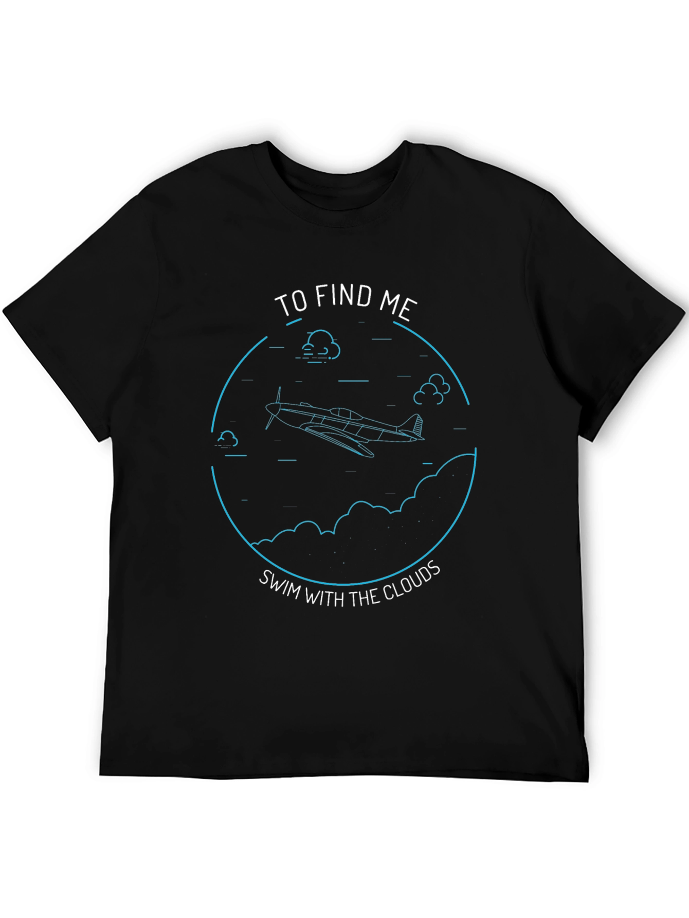 Fly High T-Shirt - Swim With The Clouds