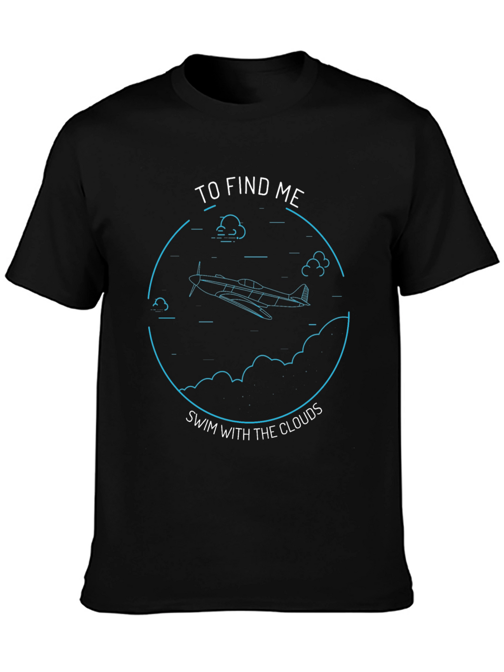 Fly High T-Shirt - Swim With The Clouds