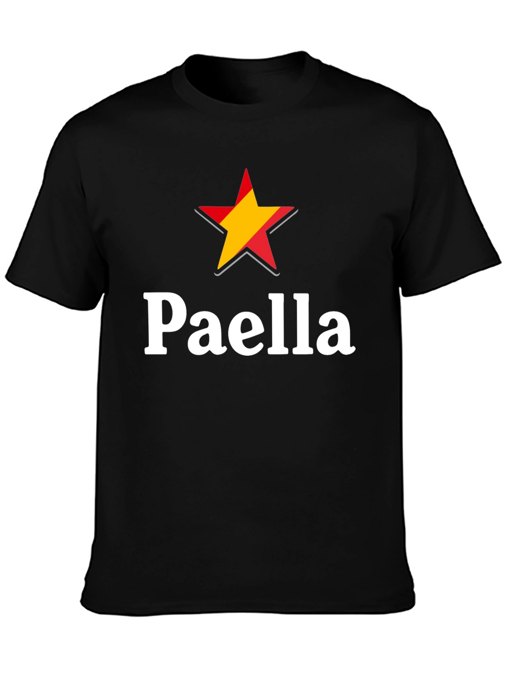 Paella Spain Star Graphic T-Shirt