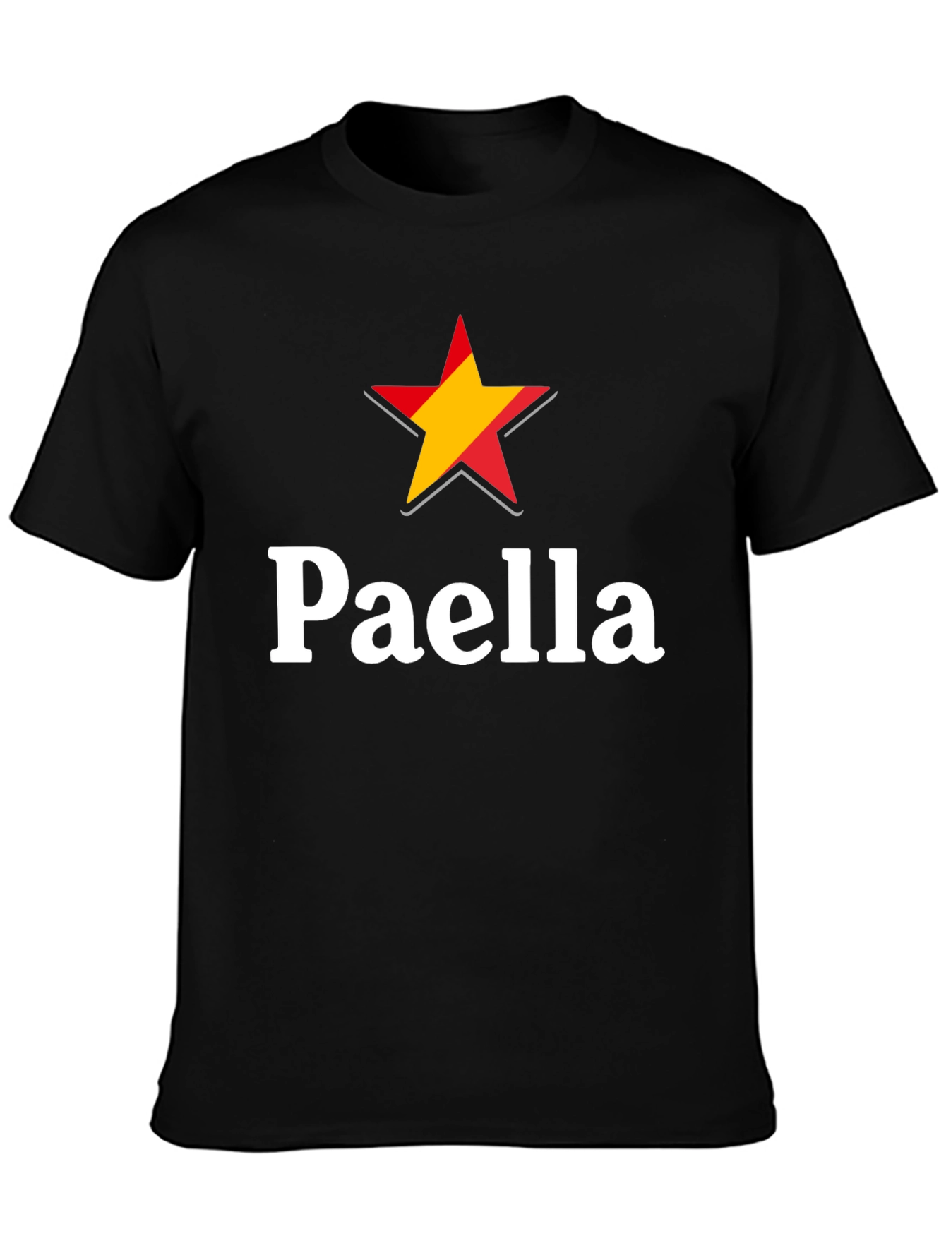 Paella Spain Star Graphic T-Shirt