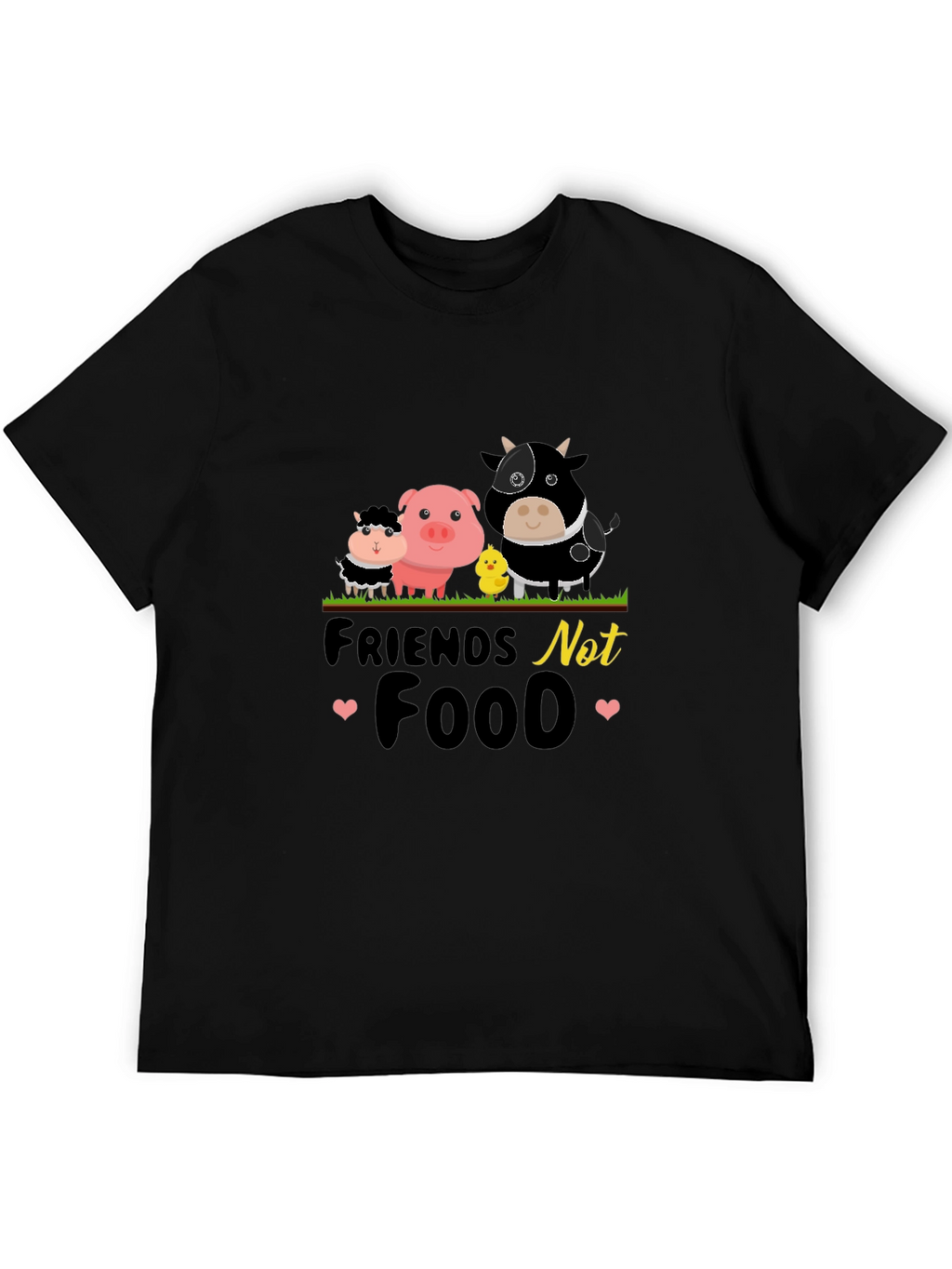 Vegan T-Shirt: Friends Not Food Tee