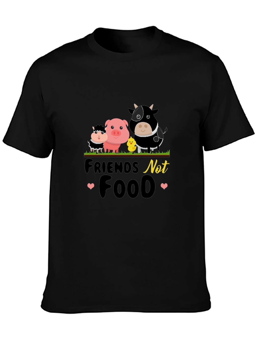 Vegan T-Shirt: Friends Not Food Tee