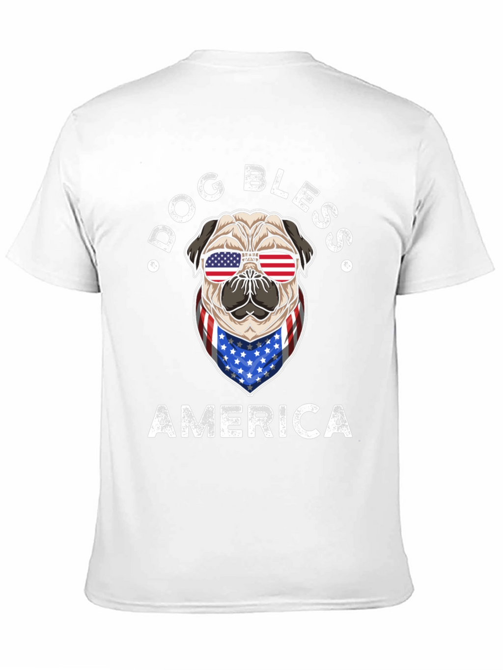 Dog Bless America Patriotic T-Shirt