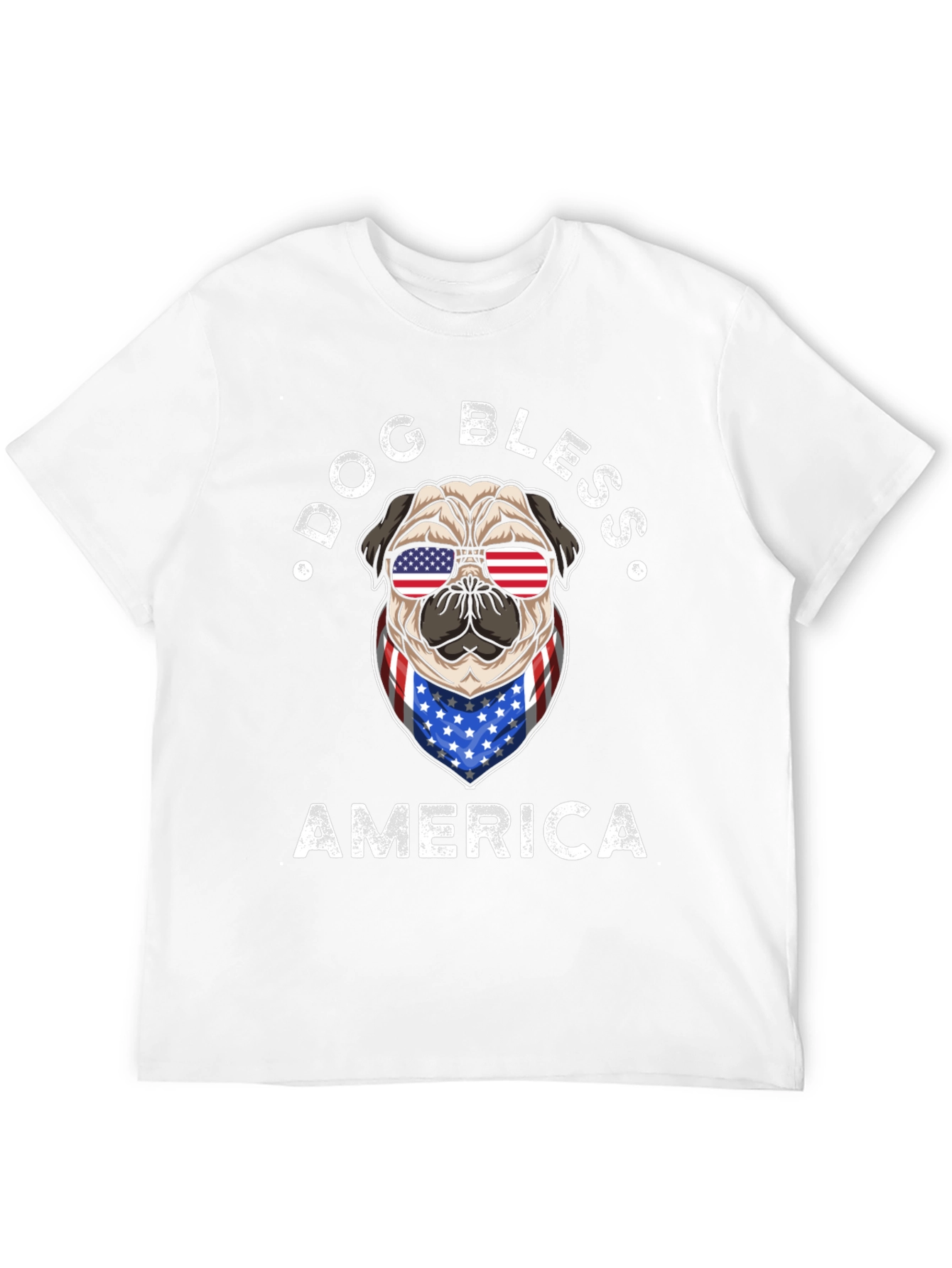 Dog Bless America Patriotic T-Shirt