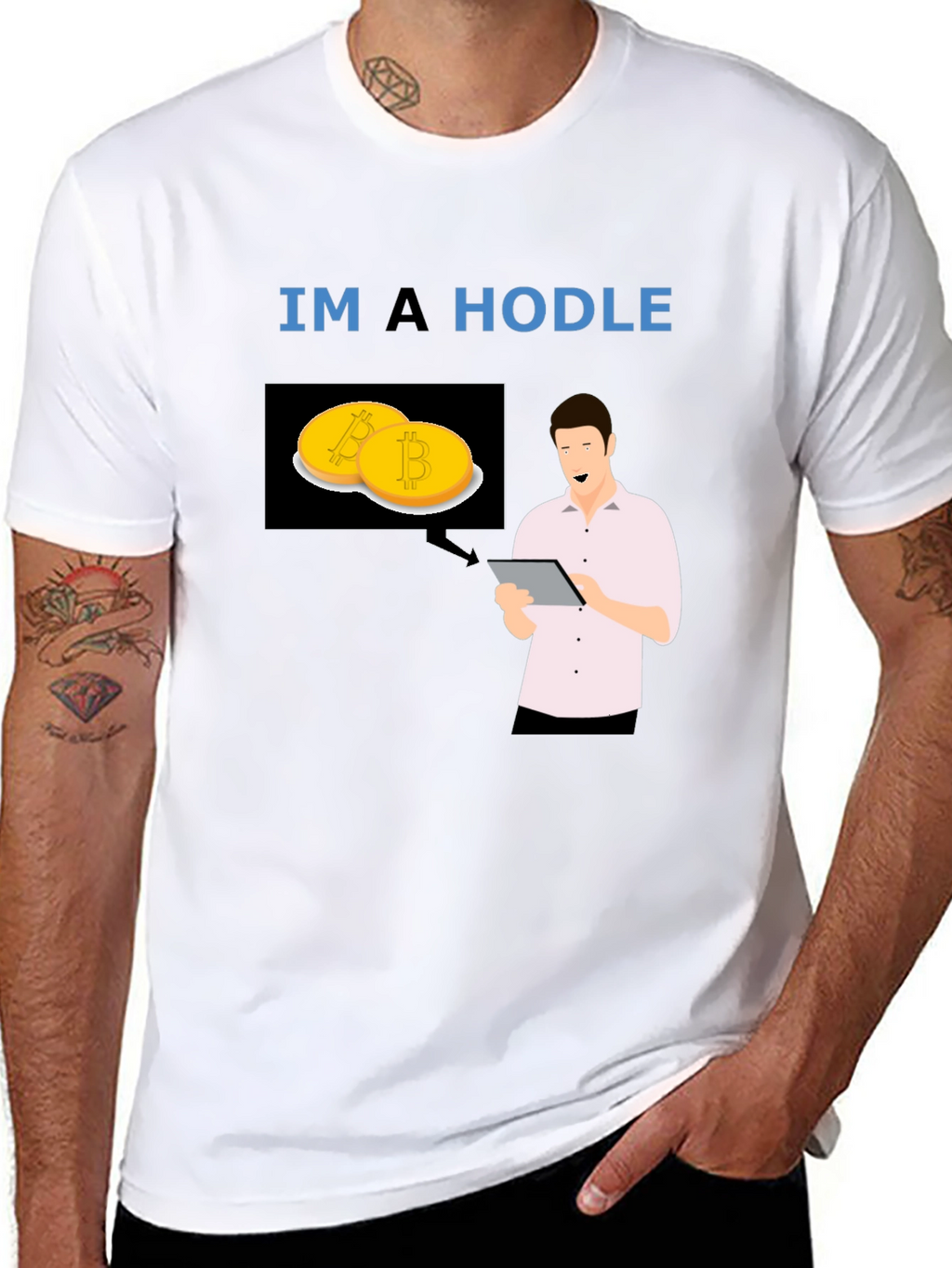 HODL Bitcoin T-Shirt - Crypto Investor Tee