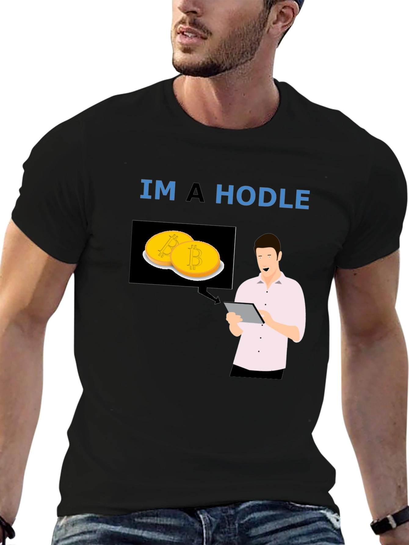 HODL Bitcoin T-Shirt - Crypto Investor Tee