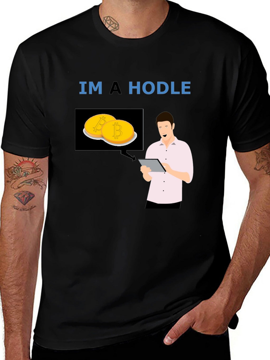 HODL Bitcoin T-Shirt - Crypto Investor Tee