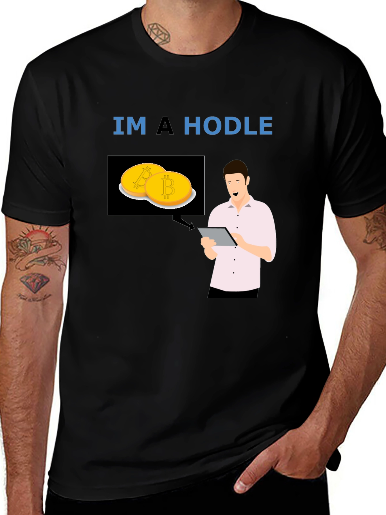HODL Bitcoin T-Shirt - Crypto Investor Tee