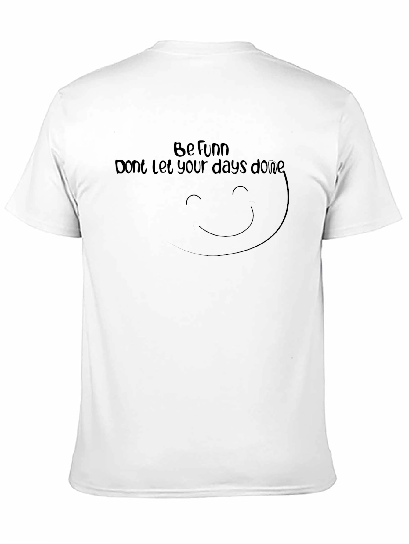 Be Fun Graphic T-Shirt - Black Crew Neck Tee