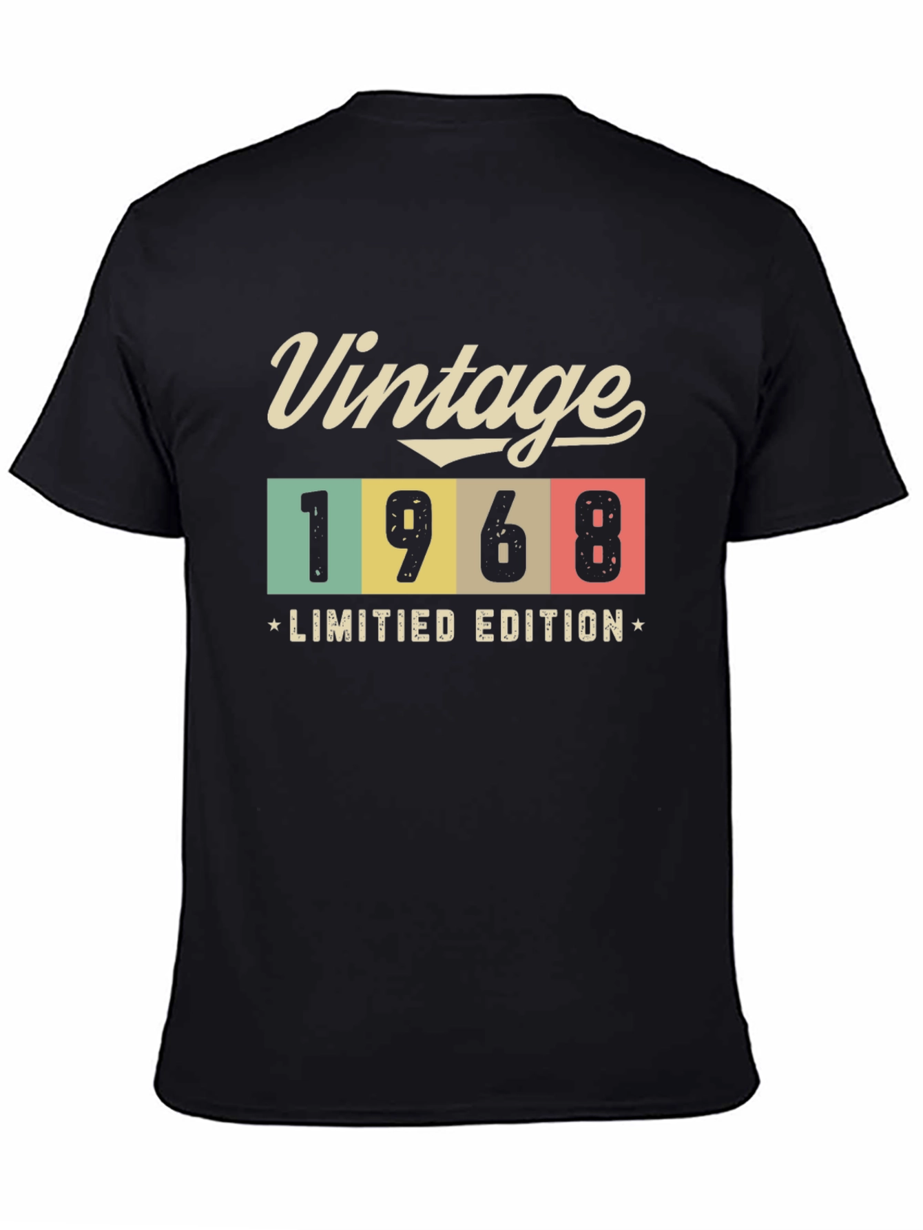 Vintage 1968 Limited Edition Black T-Shirt