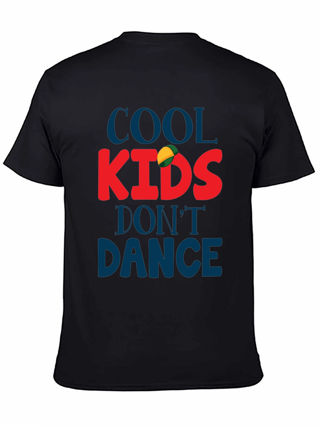 Cool Kids Dont Dance Black Graphic Tee