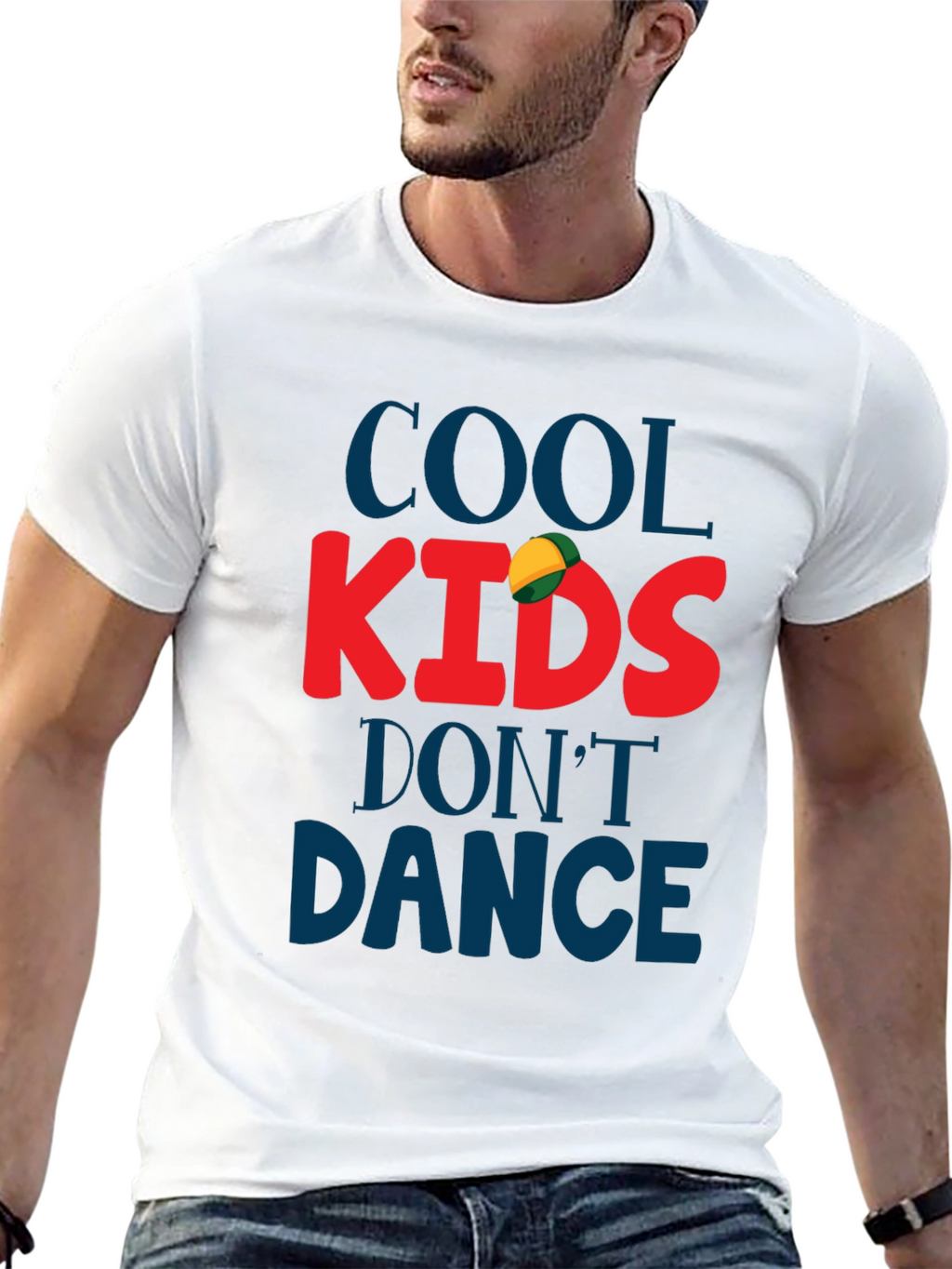 Cool Kids Dont Dance Black Graphic Tee