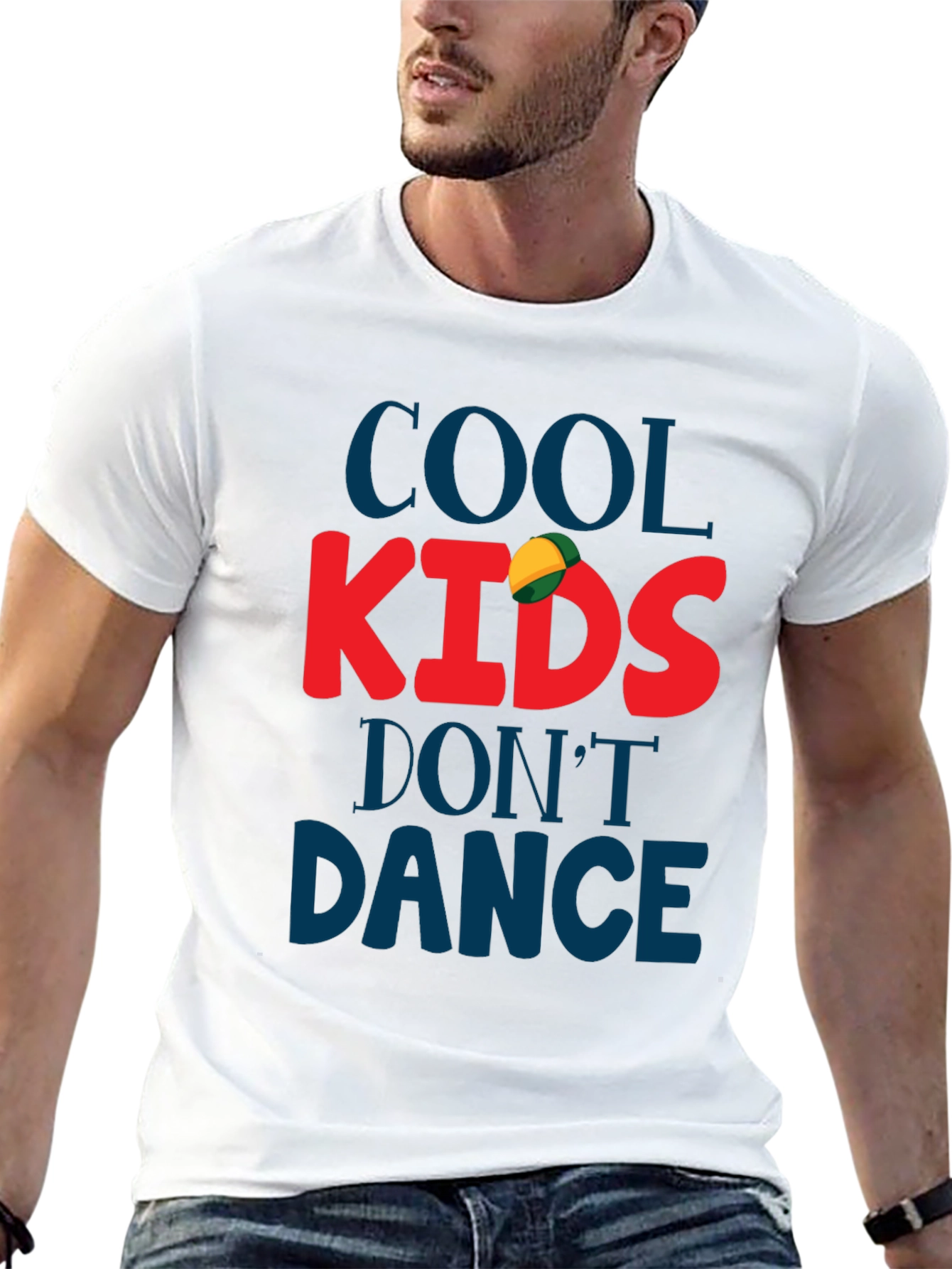 Cool Kids Dont Dance Black Graphic Tee