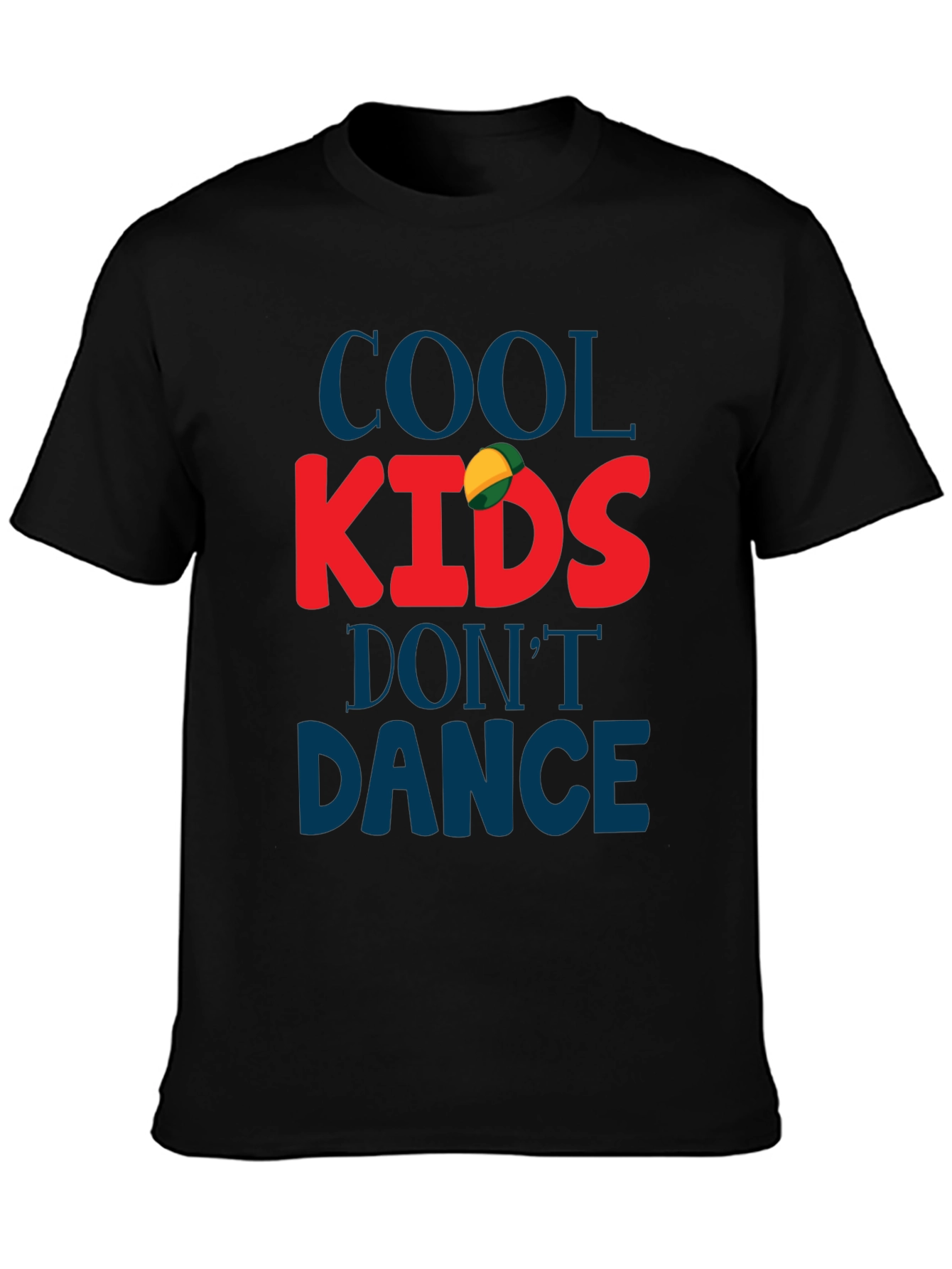 Cool Kids Dont Dance Black Graphic Tee