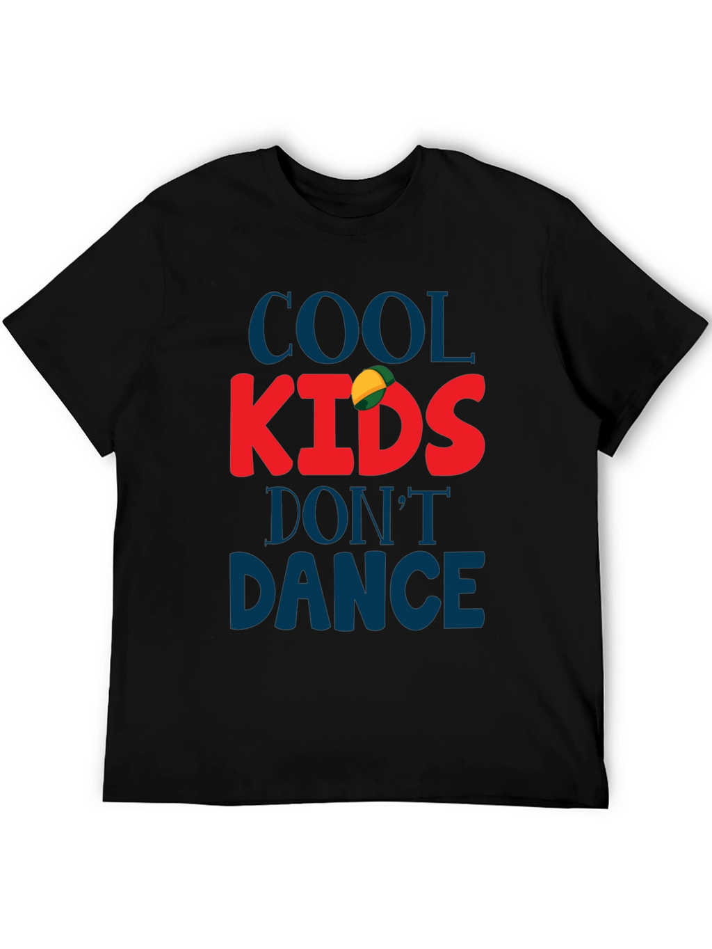 Cool Kids Dont Dance Black Graphic Tee