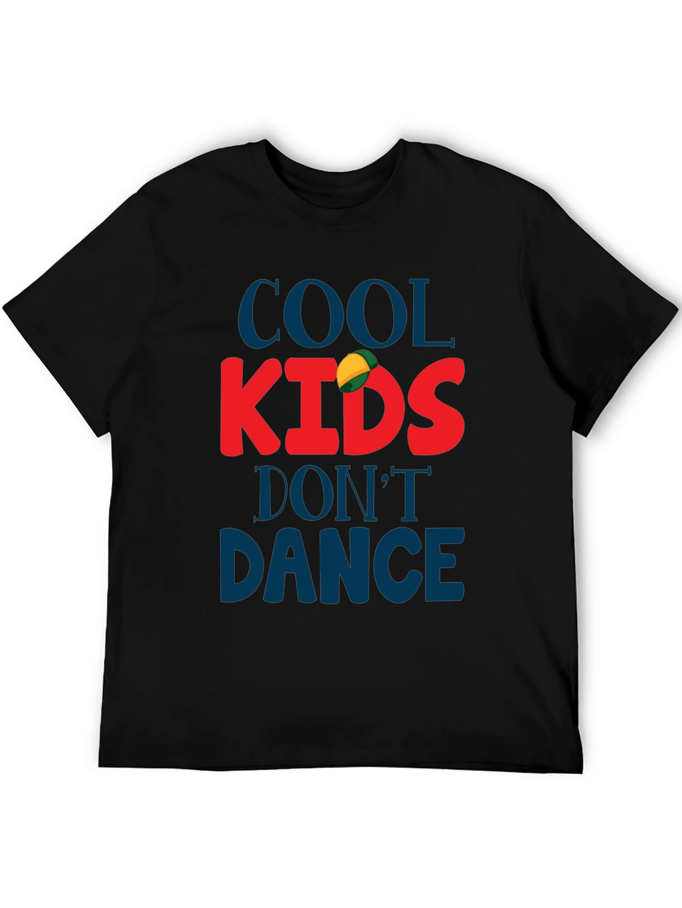 Cool Kids Dont Dance Black Graphic Tee