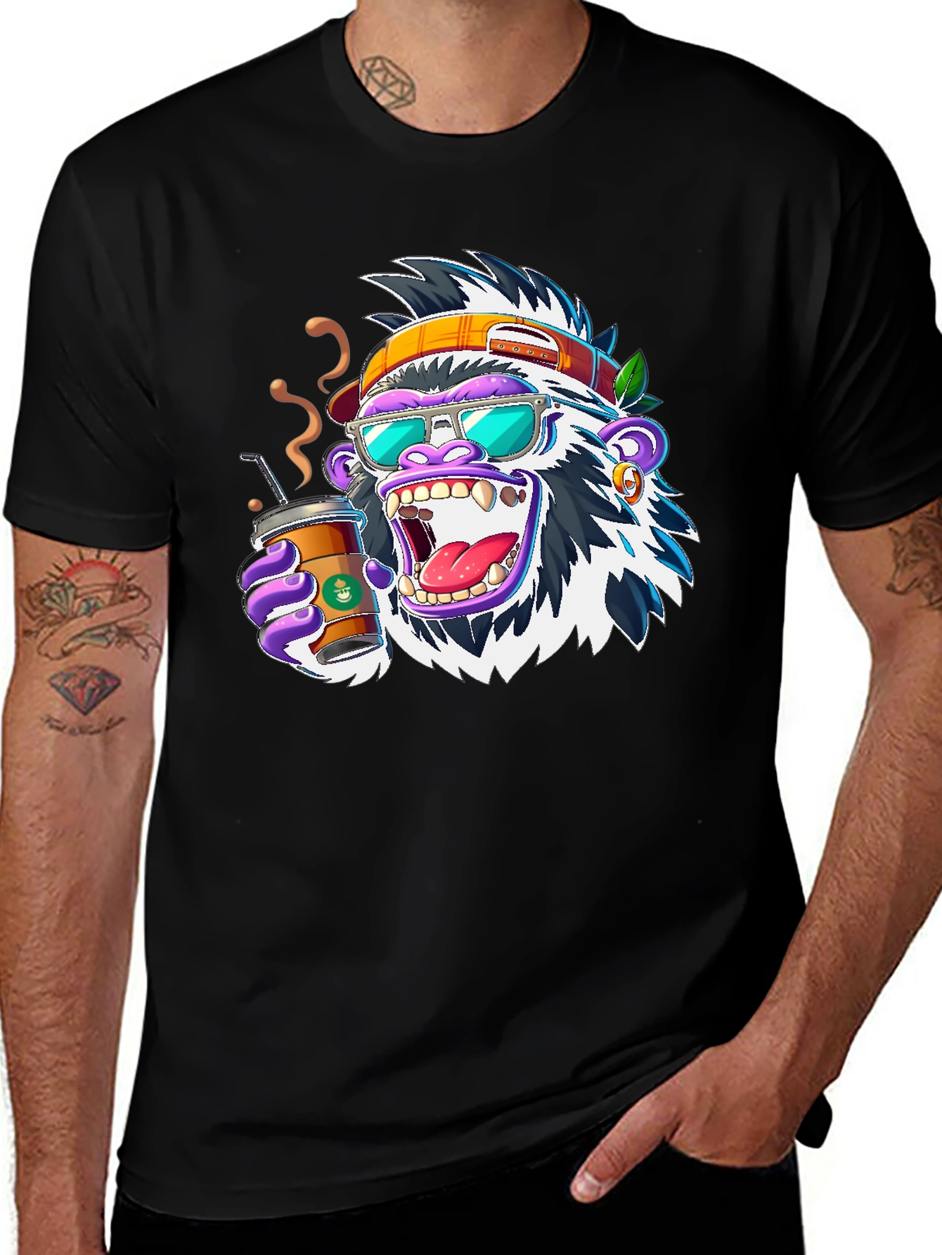Funky Ape Coffee T-Shirt