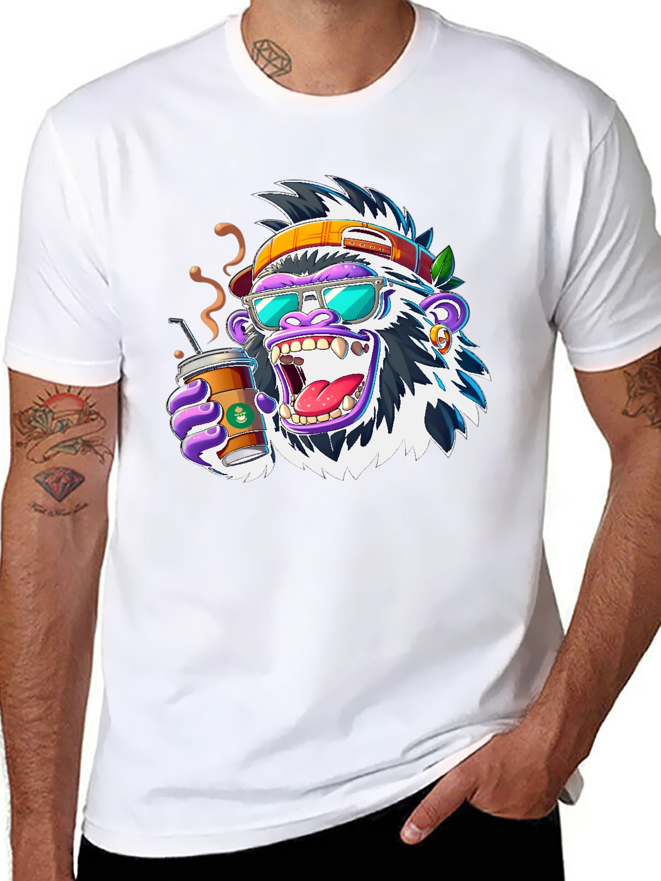 Funky Ape Coffee T-Shirt