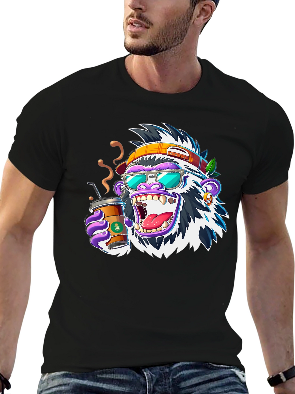 Funky Ape Coffee T-Shirt